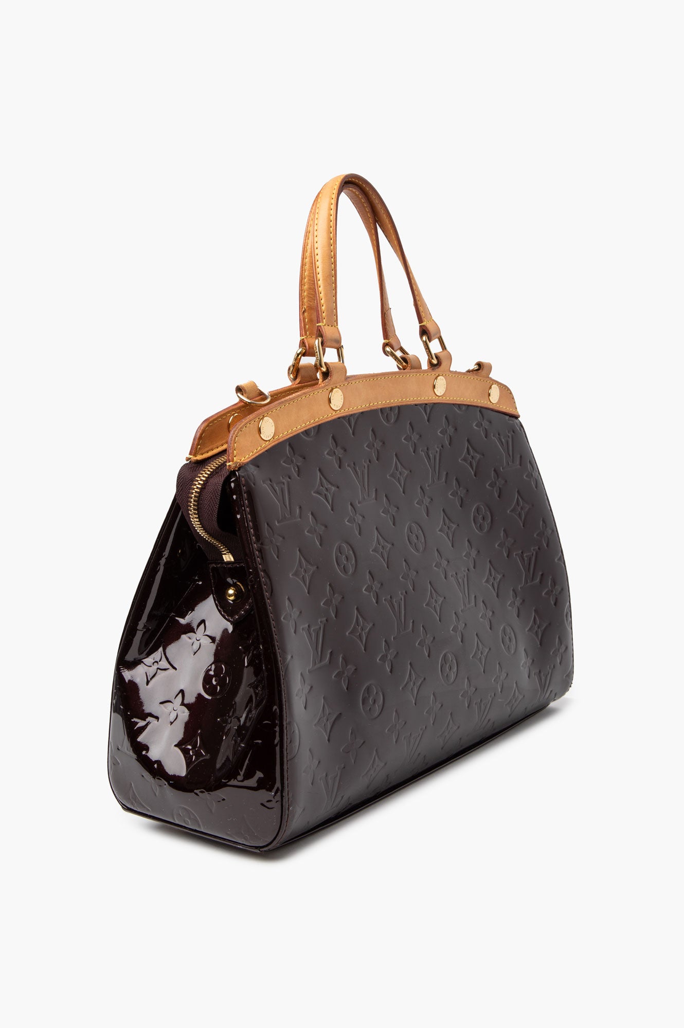 Louis Vuitton Amarante Vernis MM Brea Bag