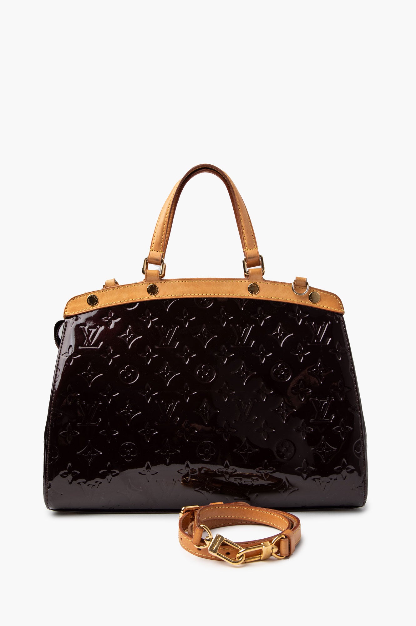 Louis Vuitton Amarante Vernis MM Brea Bag
