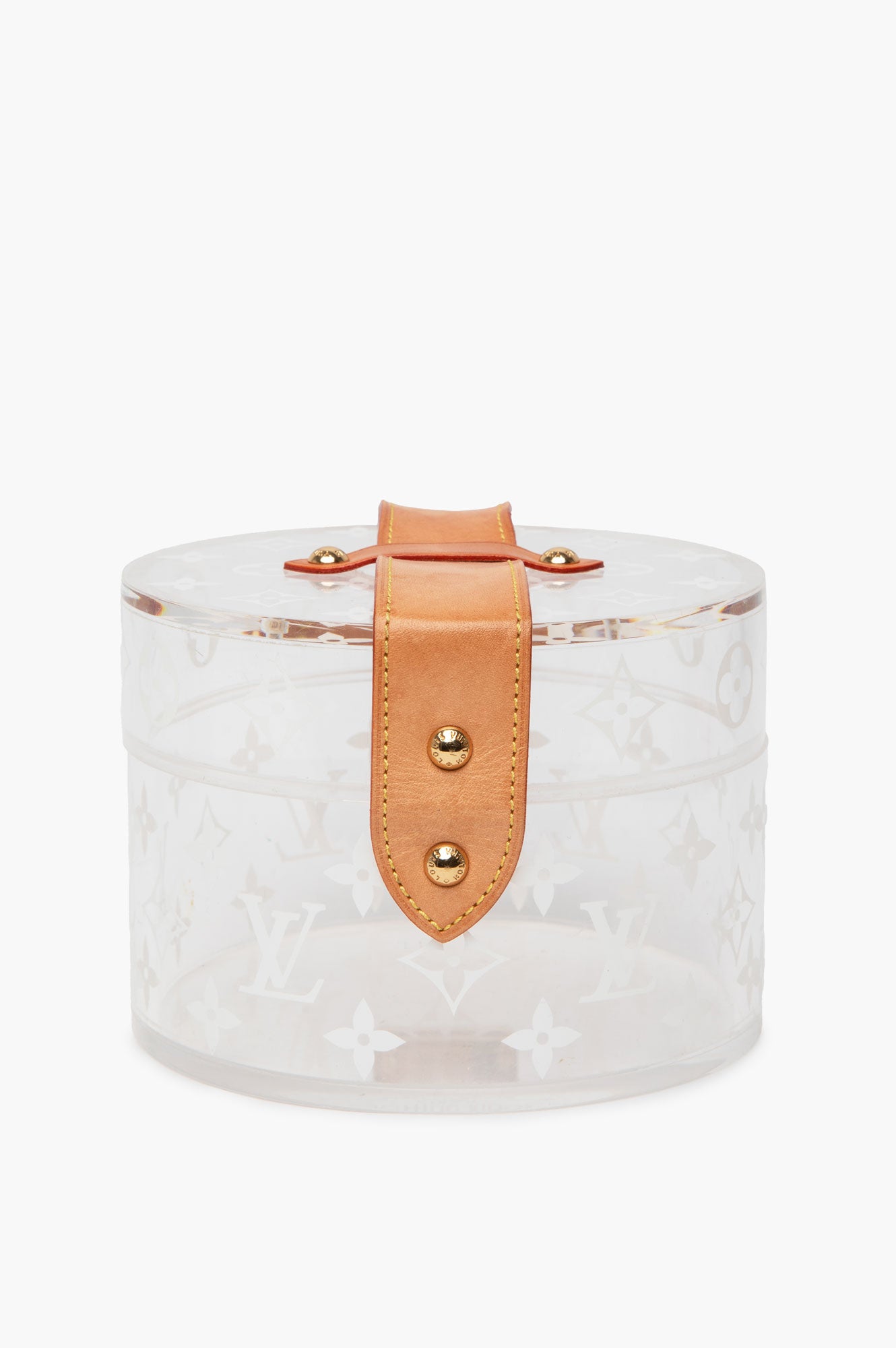 Louis Vuitton Lucite Monogram Box