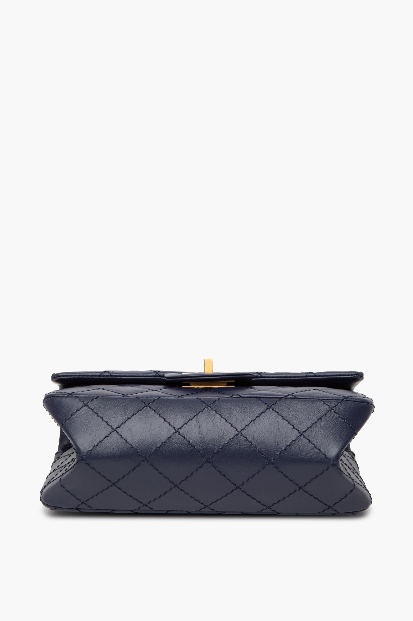 Chanel Navy Aged Calfskin 2.55 Reissue Mini Flap Bag