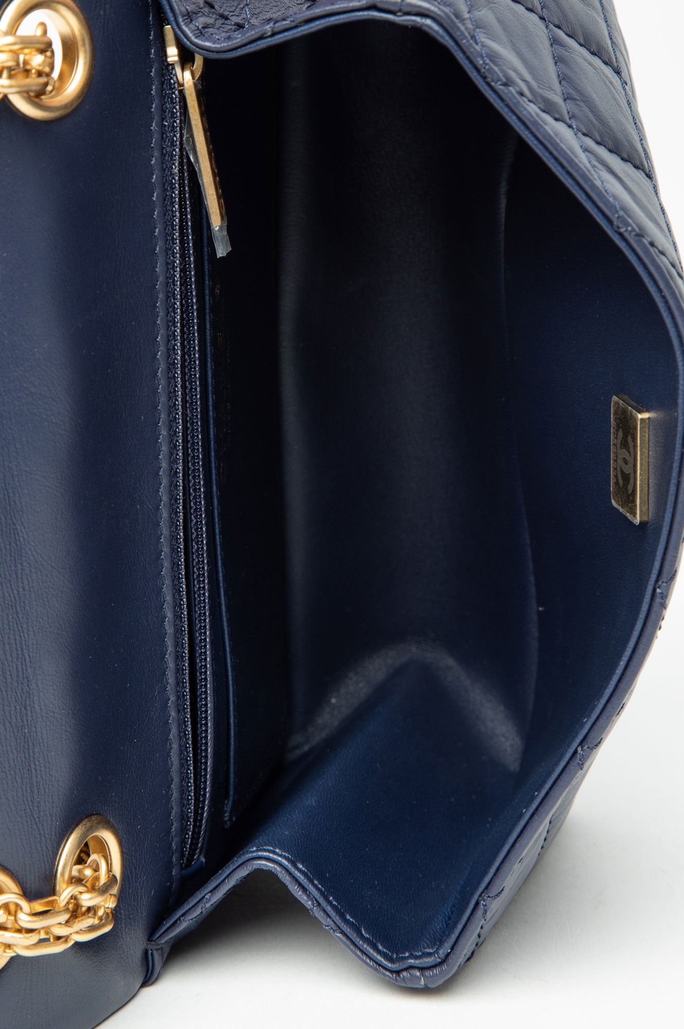 Chanel Navy Aged Calfskin 2.55 Reissue Mini Flap Bag