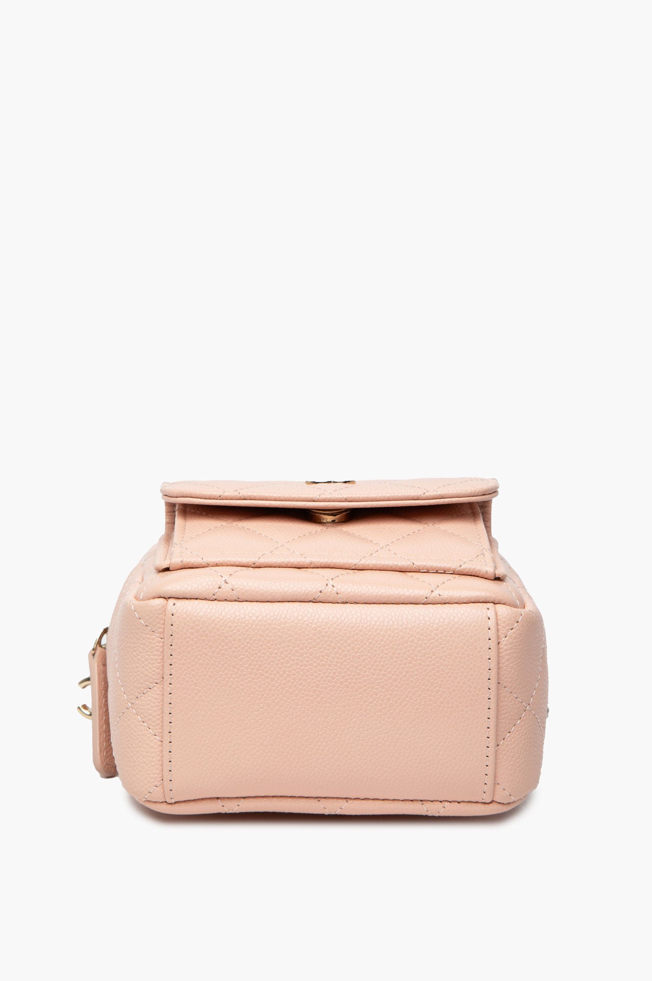 Chanel Light Pink Caviar 24C Mini Backpack