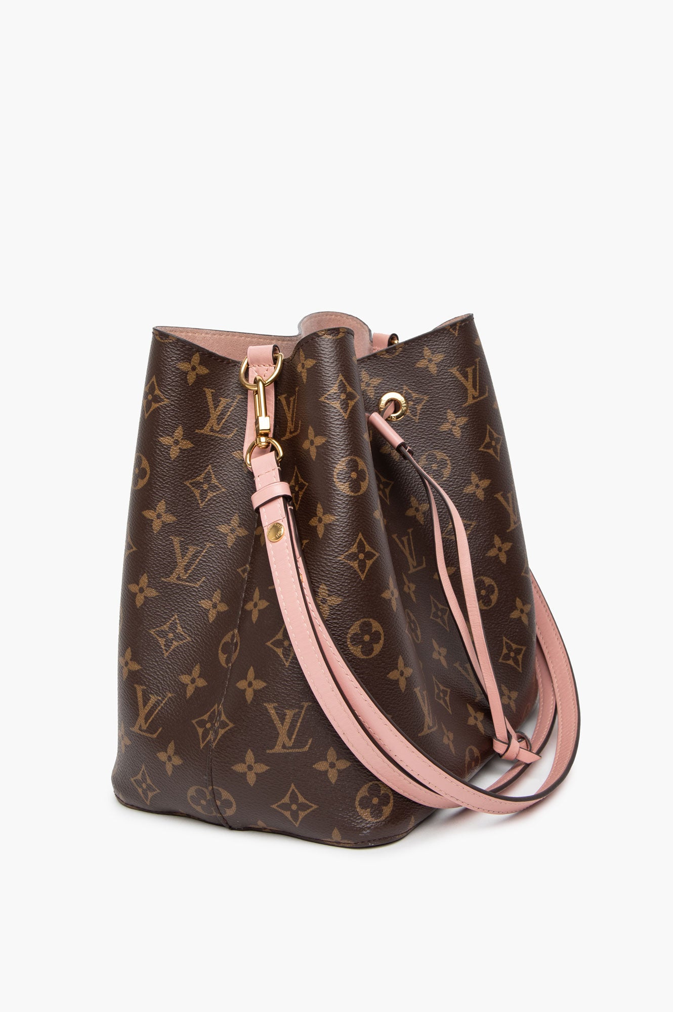 Louis Vuitton Monogram/Rose Poudre Pink MM NeoNoe Bucket Bag