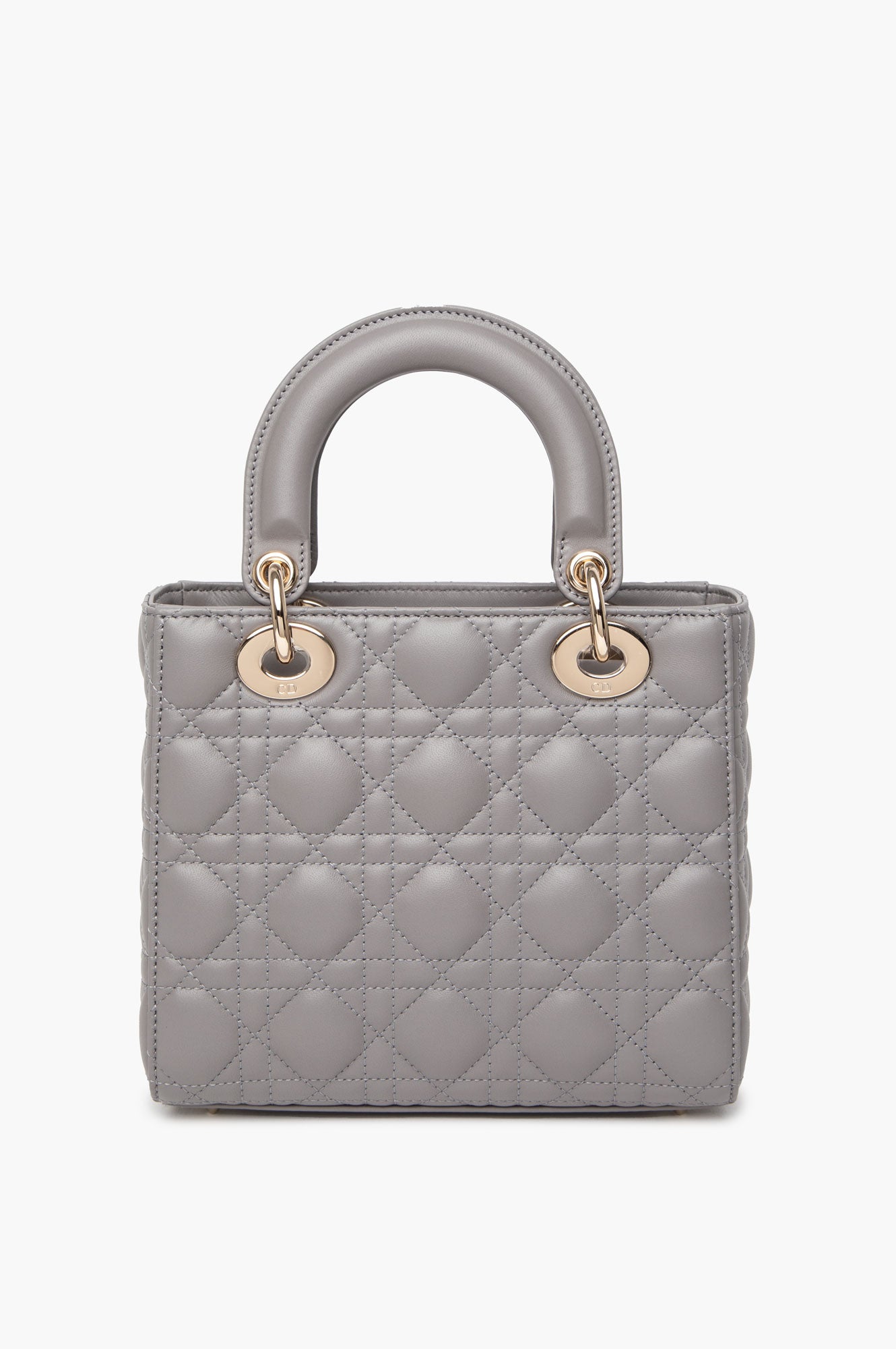 Dior Small Anthracite Grey Cannage ABCDior Lady Dior