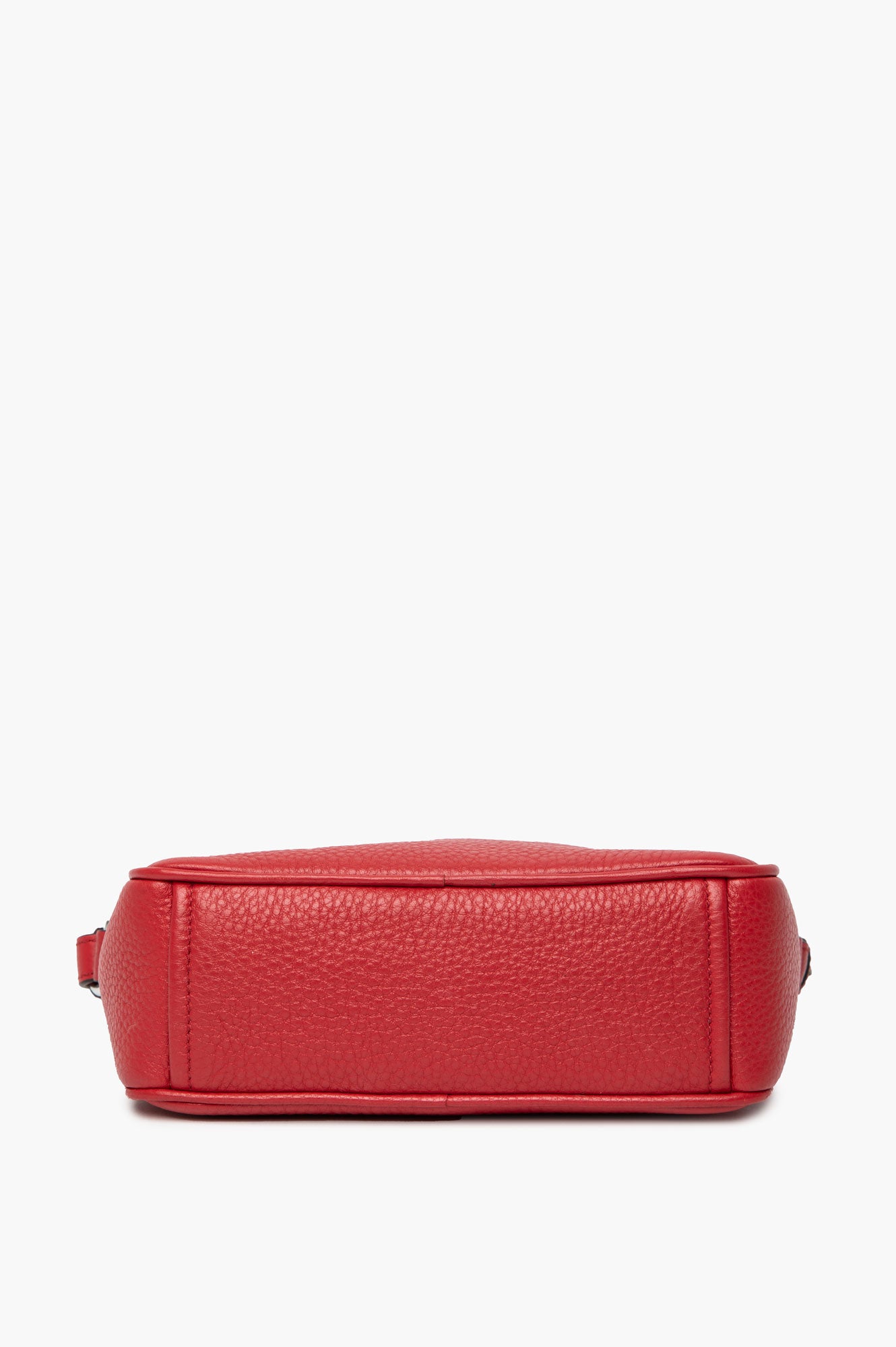 Prada Red Pebbled Leather Crossbody Bag