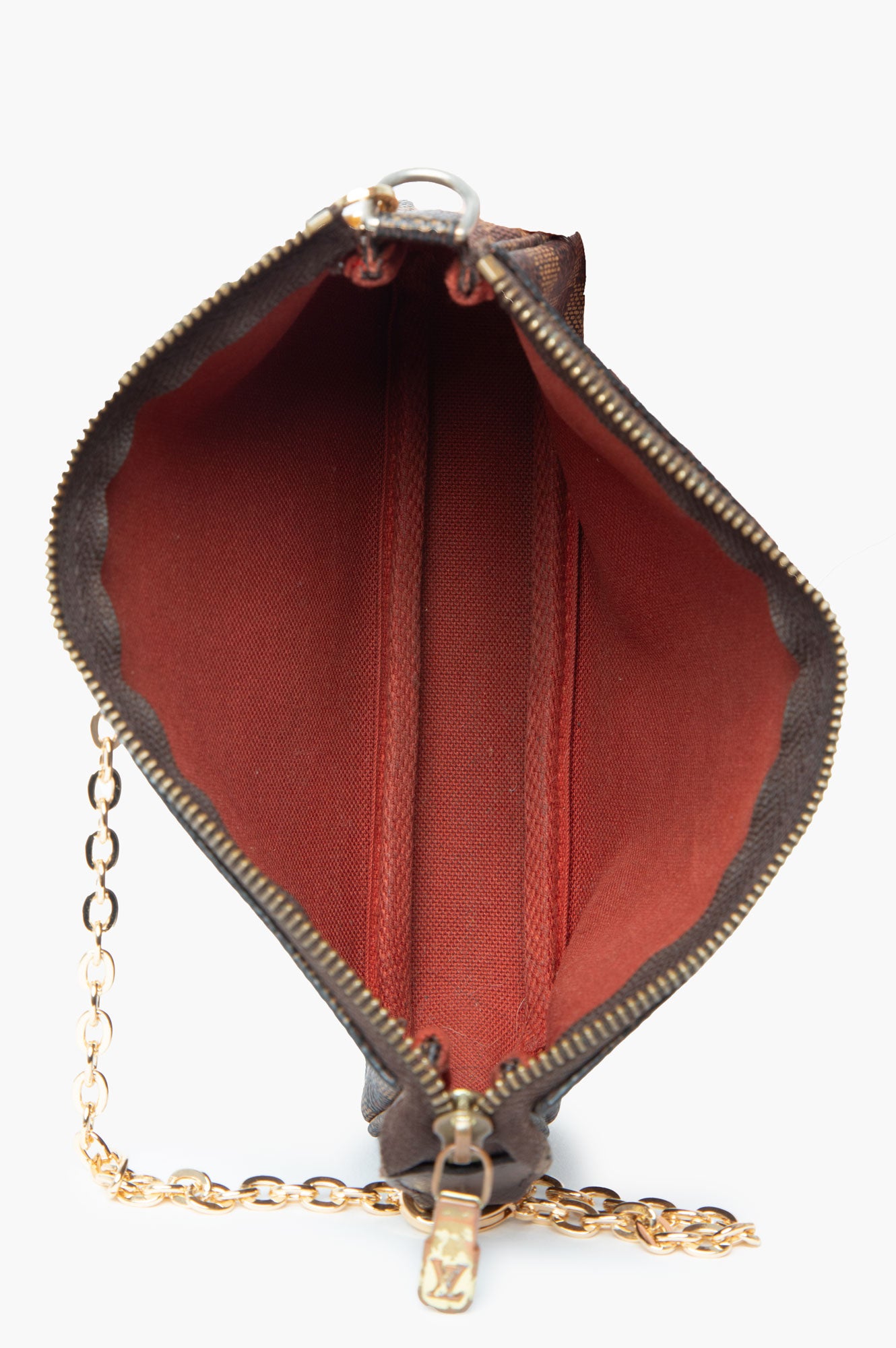 Louis Vuitton Damier Ebene Mini Chain Pochette