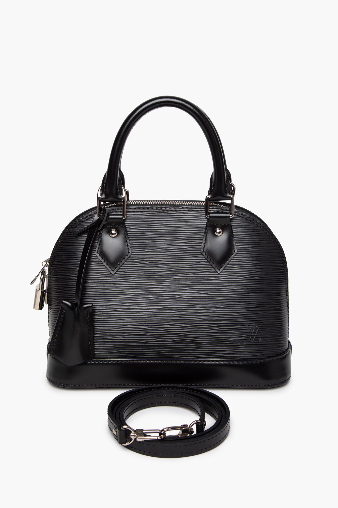 Louis Vuitton Black Epi Leather Alma BB