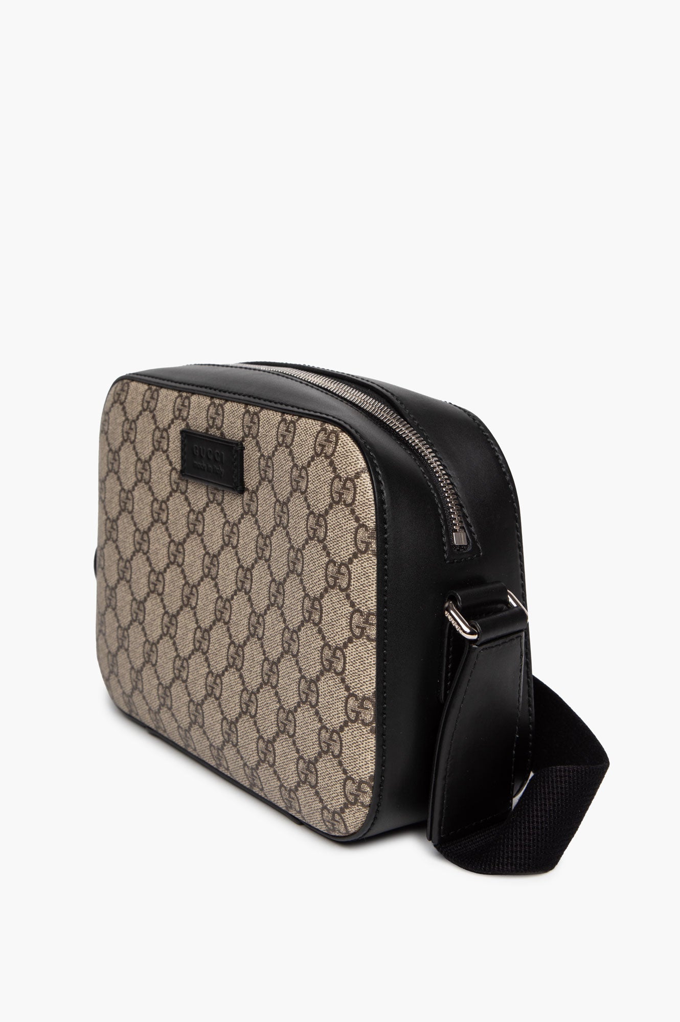 Gucci GG Supreme Canvas Camera Shoulder Bag
