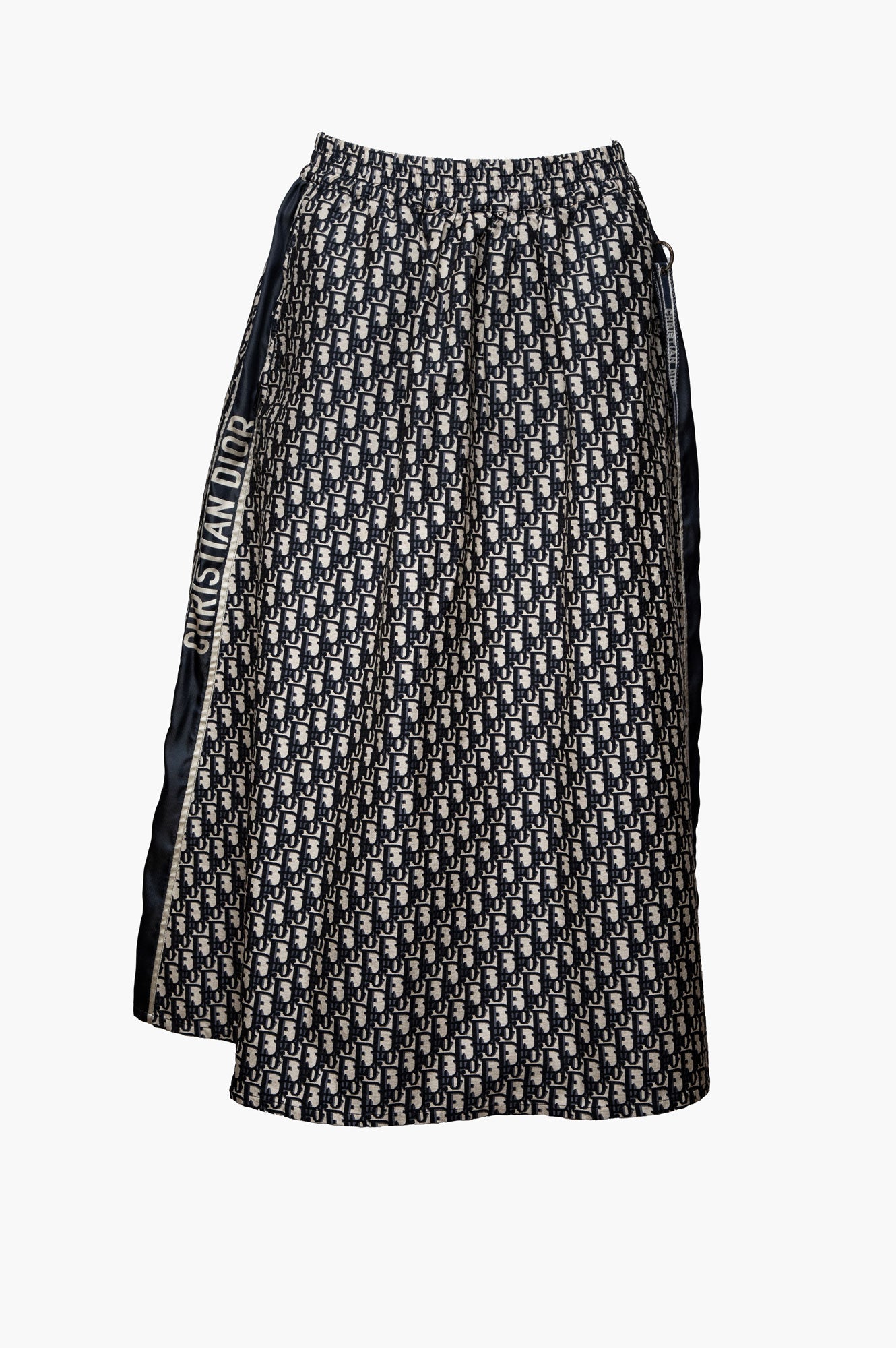 Christian Dior Oblique Technical Taffeta Midi Skirt