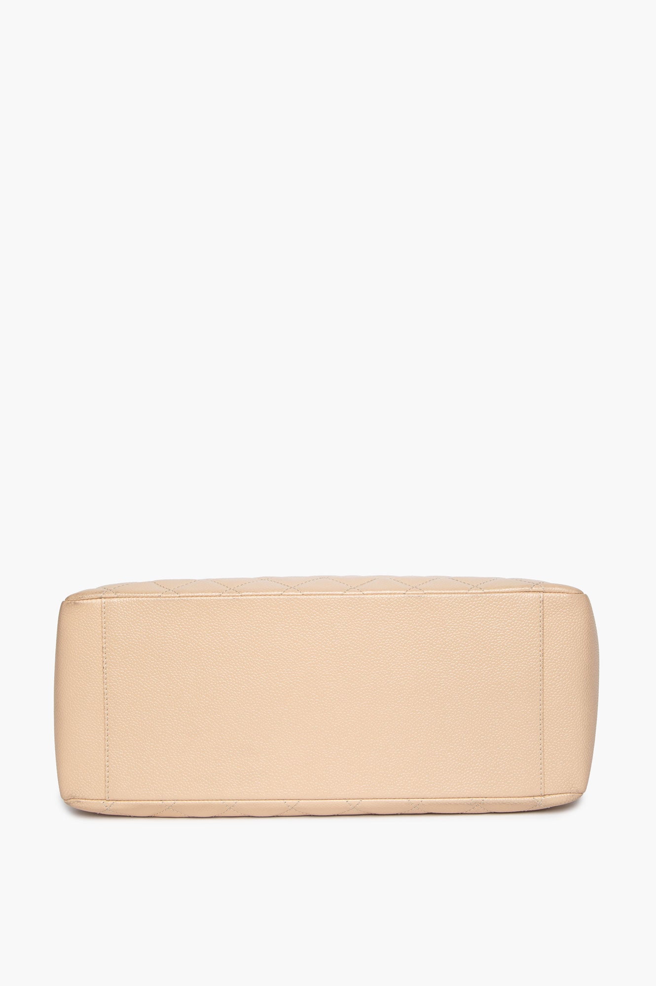 Chanel Beige Caviar Grand Shopping Tote
