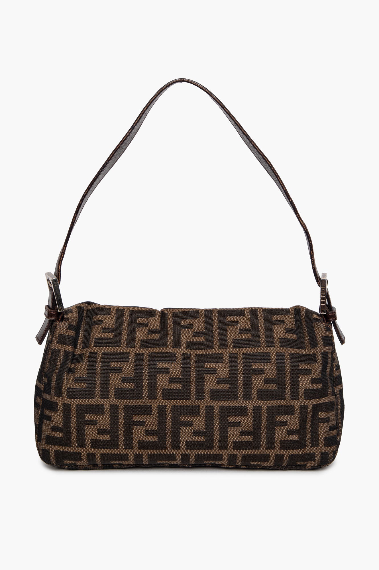 Fendi Zucca Baguette Shoulder Bag