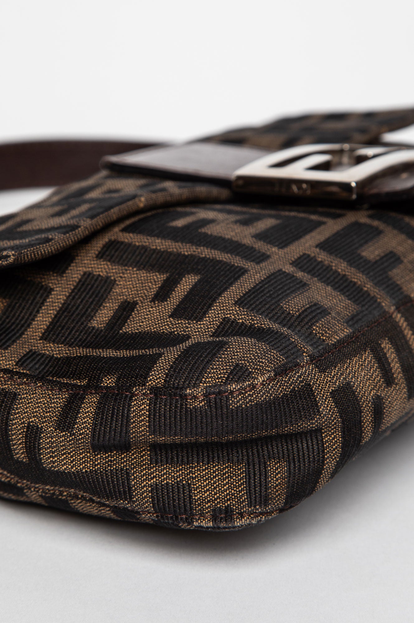 Fendi Zucca Baguette Shoulder Bag