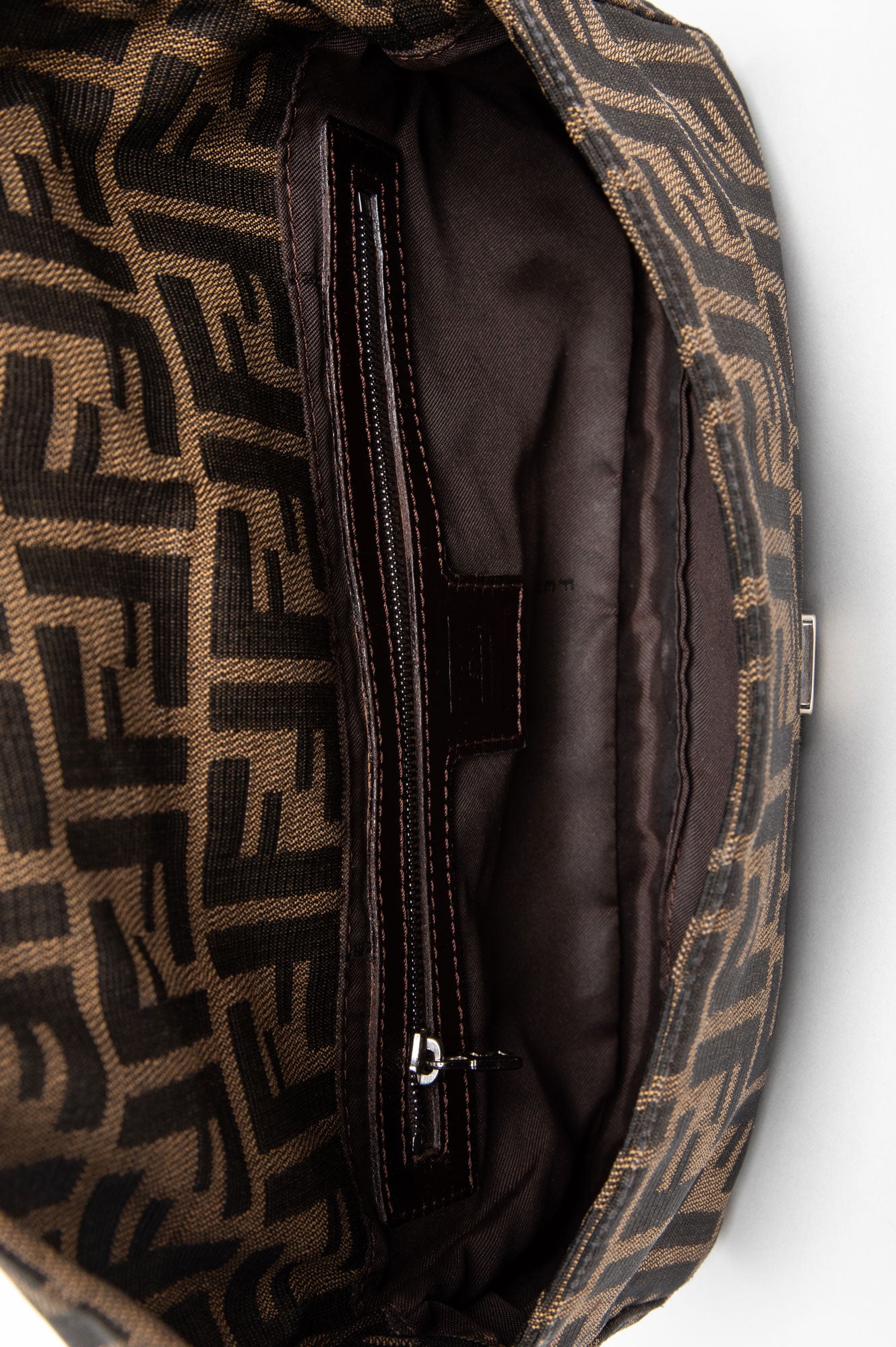 Fendi Zucca Baguette Shoulder Bag