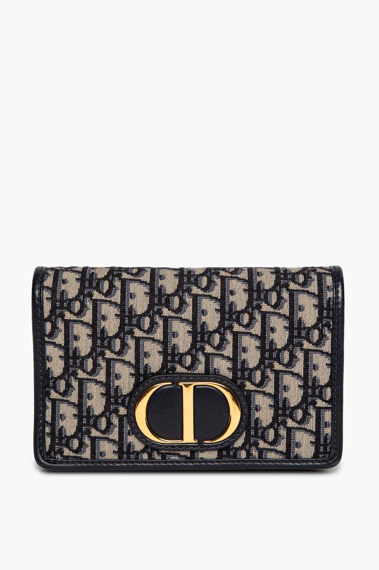 Christian Dior Blue Oblique 30 Montaigne 2-in-1 Crossbody Belt Bag
