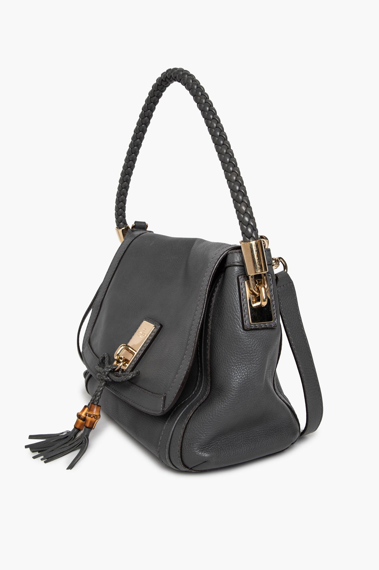 Gucci Grey Medium Bella Flap Bag