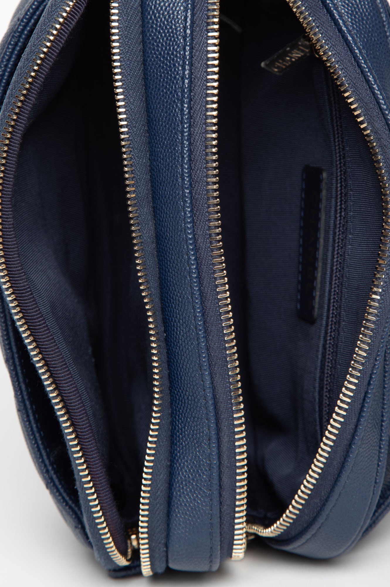 Chanel Navy Blue Affinity Caviar Waist Bag