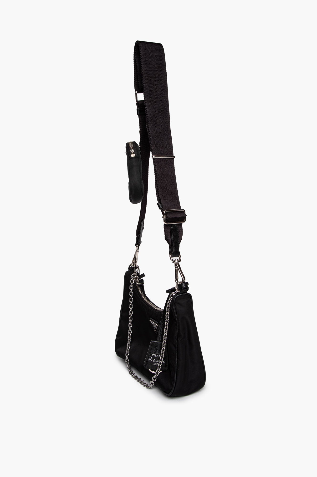 Prada Black Re-edition 2005 Re-Nylon Bag