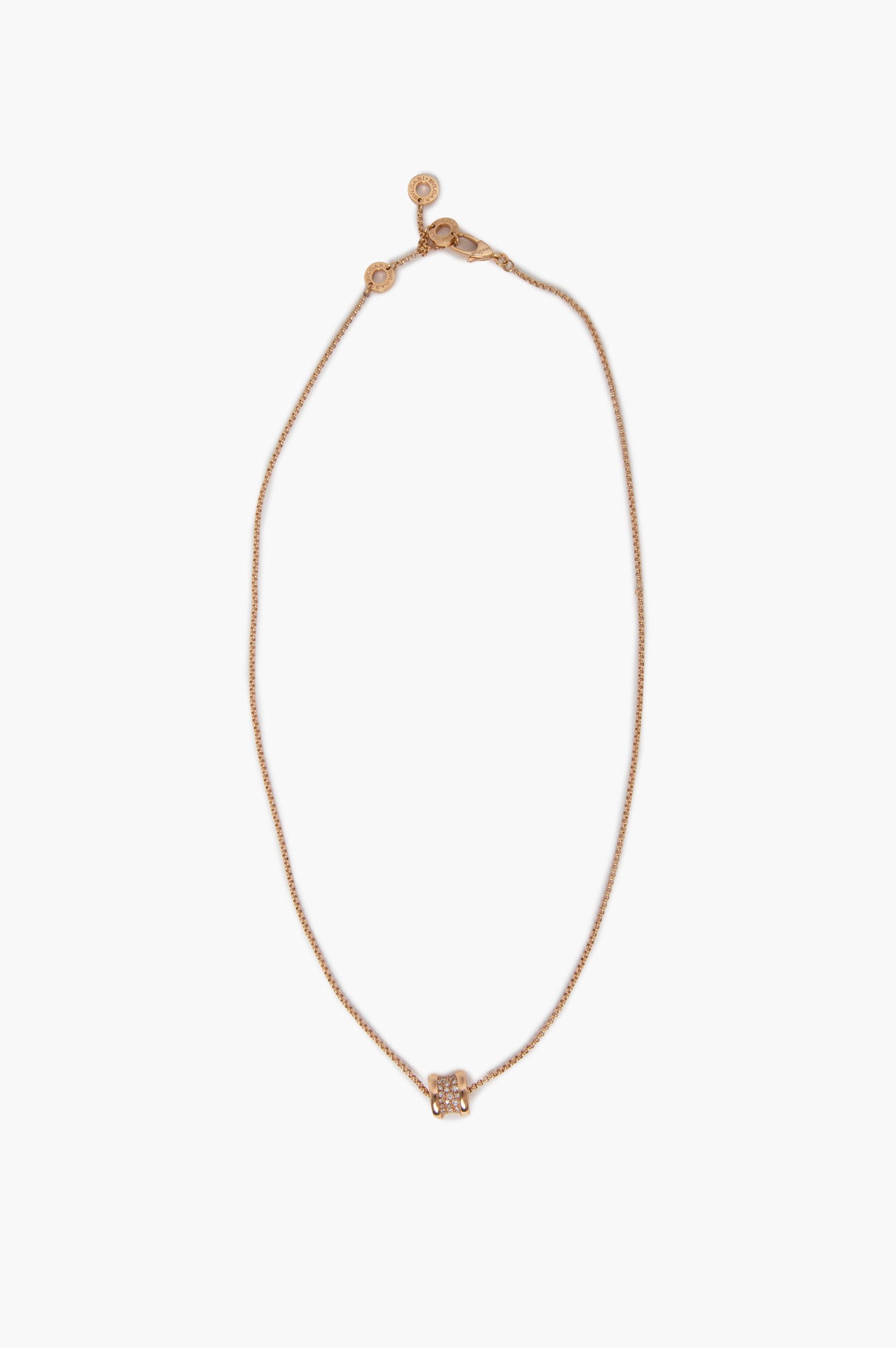 Bvlgari B.Zero 18K Gold Diamond Necklace