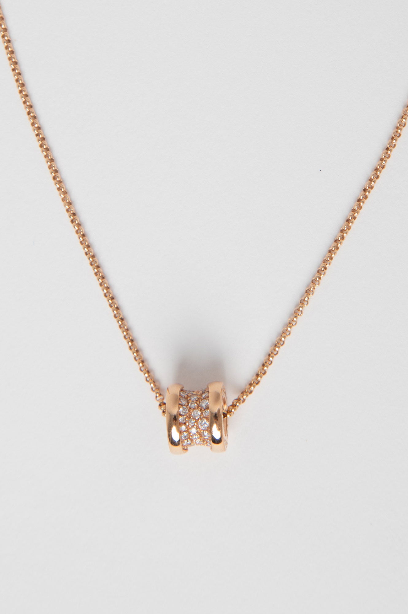 Bvlgari B.Zero 18K Gold Diamond Necklace