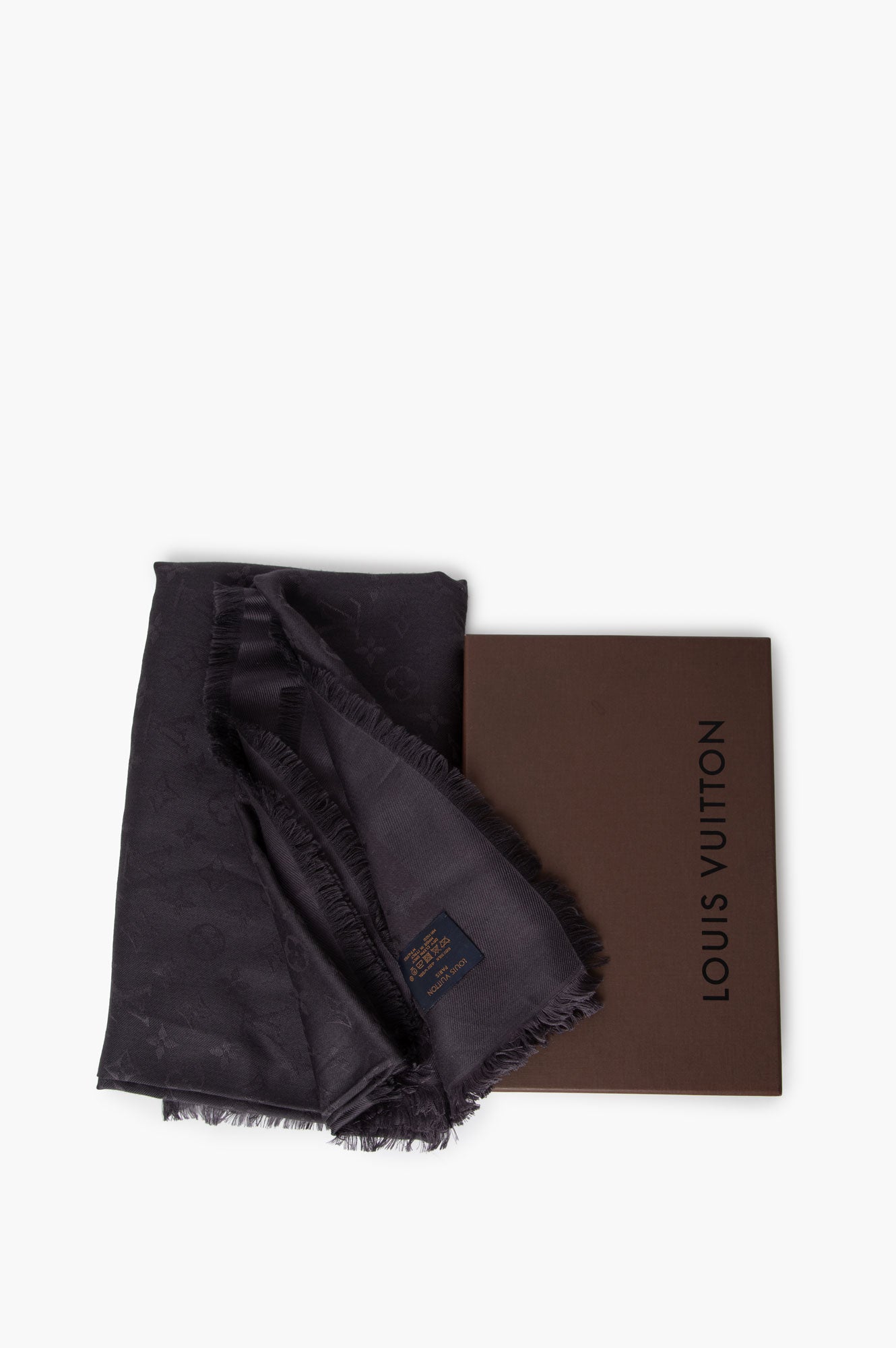 Louis Vuitton Dark Blue Scarf