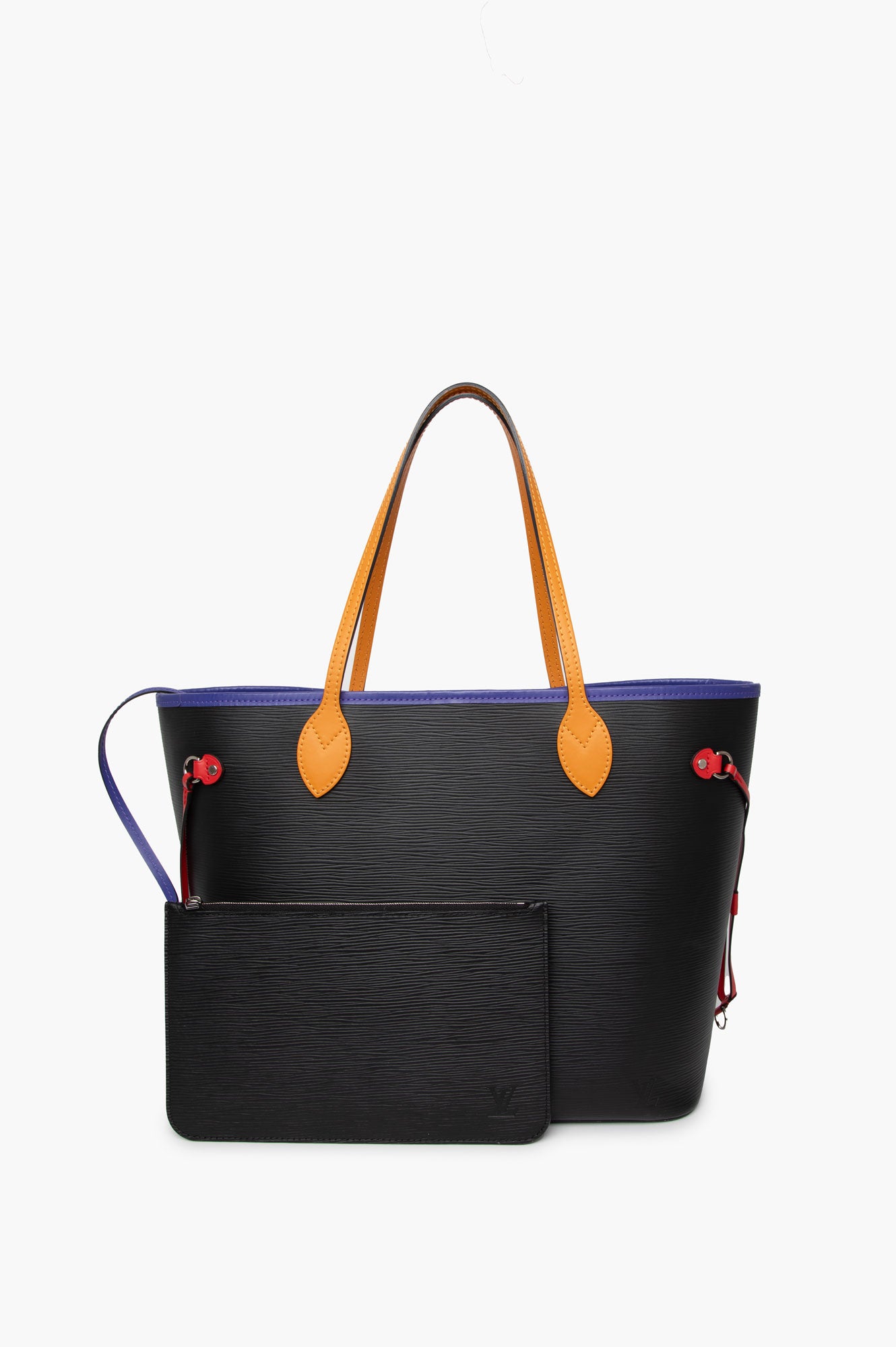 Louis Vuitton Black Epi Never Full MM Tote Bag