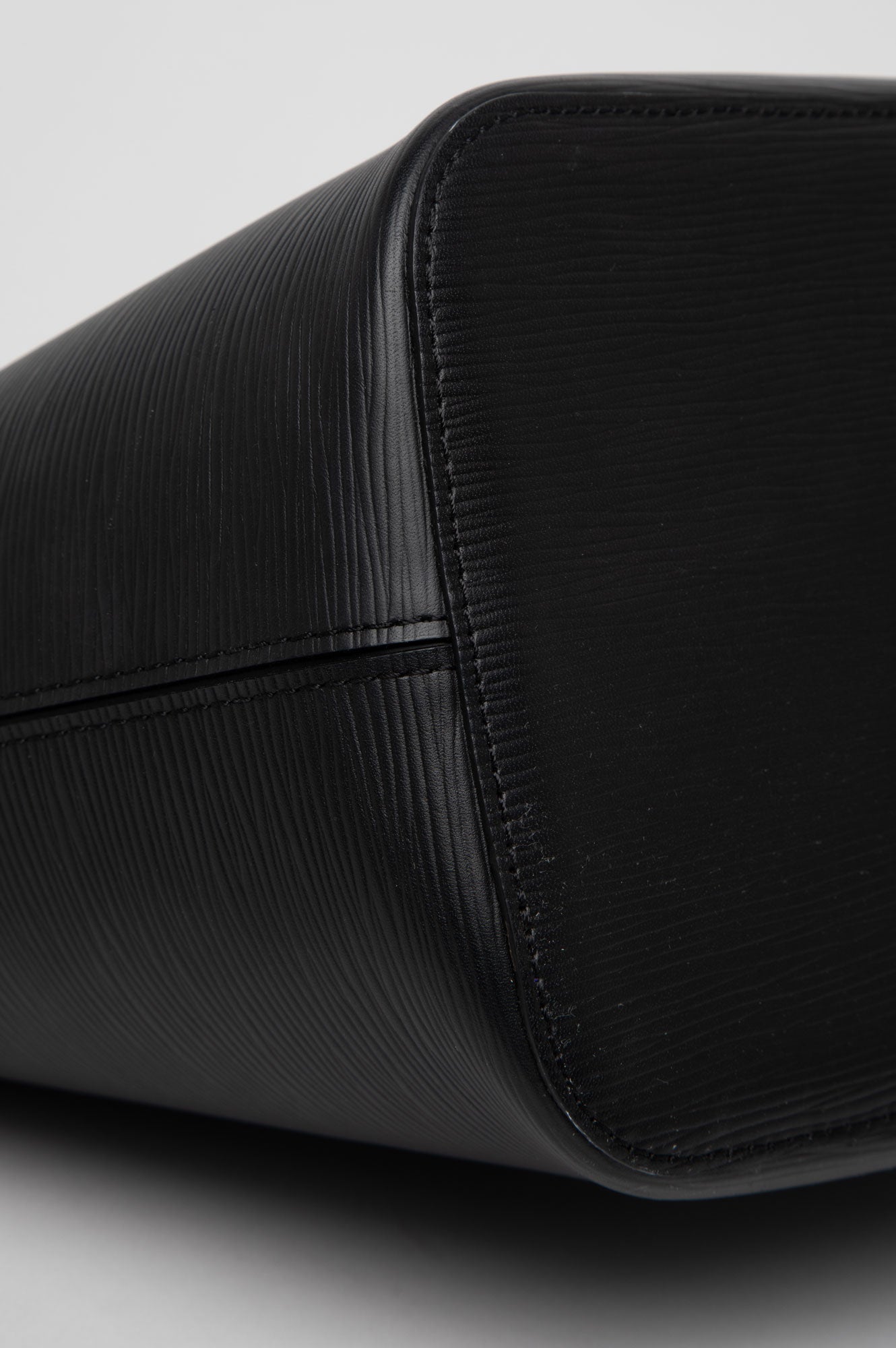 Louis Vuitton Black Epi Never Full MM Tote Bag