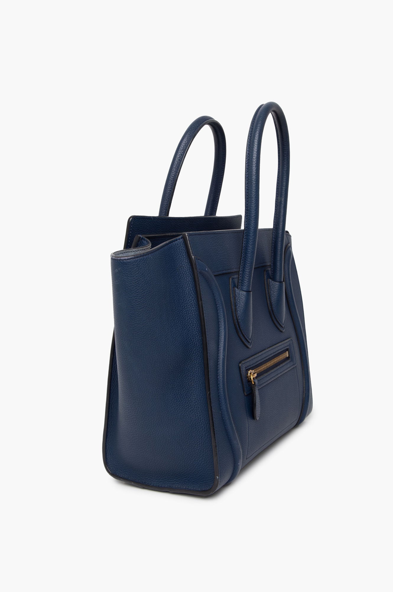 Celine Blue Medium Luggage Bag