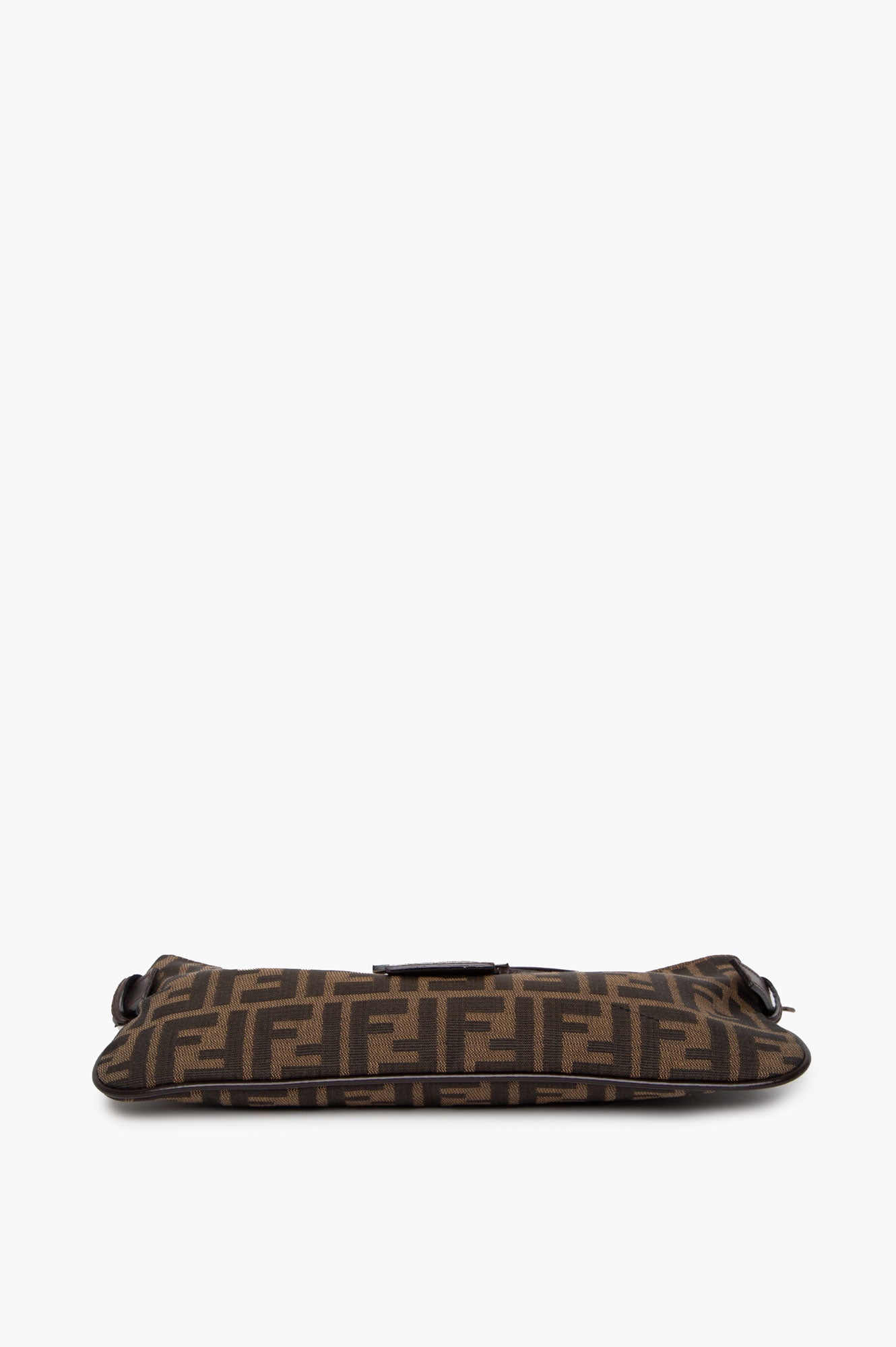 Fendi Brown Canvas Zucca Crossbody Bag