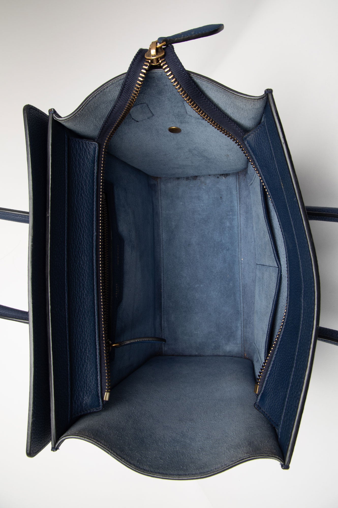 Celine Blue Medium Luggage Bag