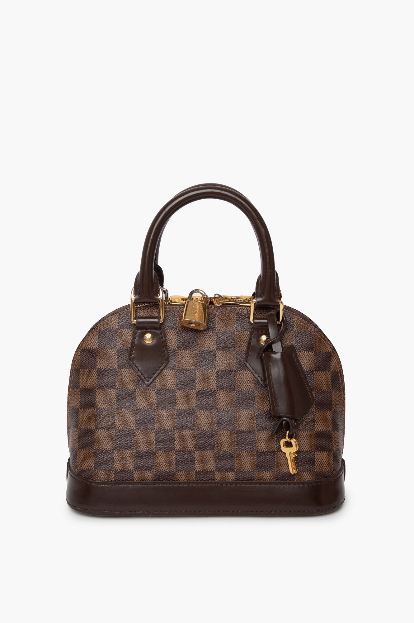 Louis Vuitton Damier Ebene Alma BB With Strap