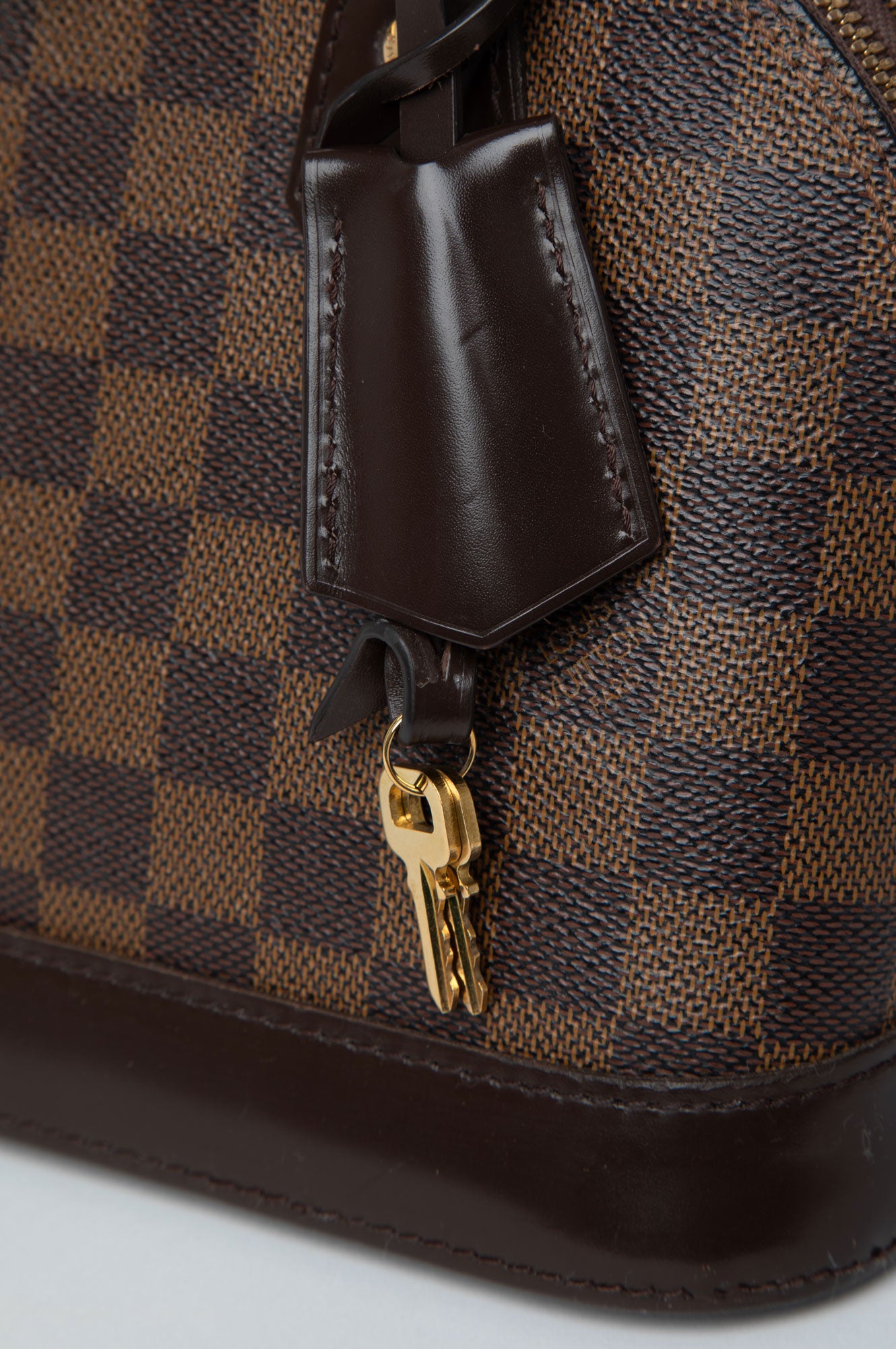 Louis Vuitton Damier Ebene Alma BB With Strap