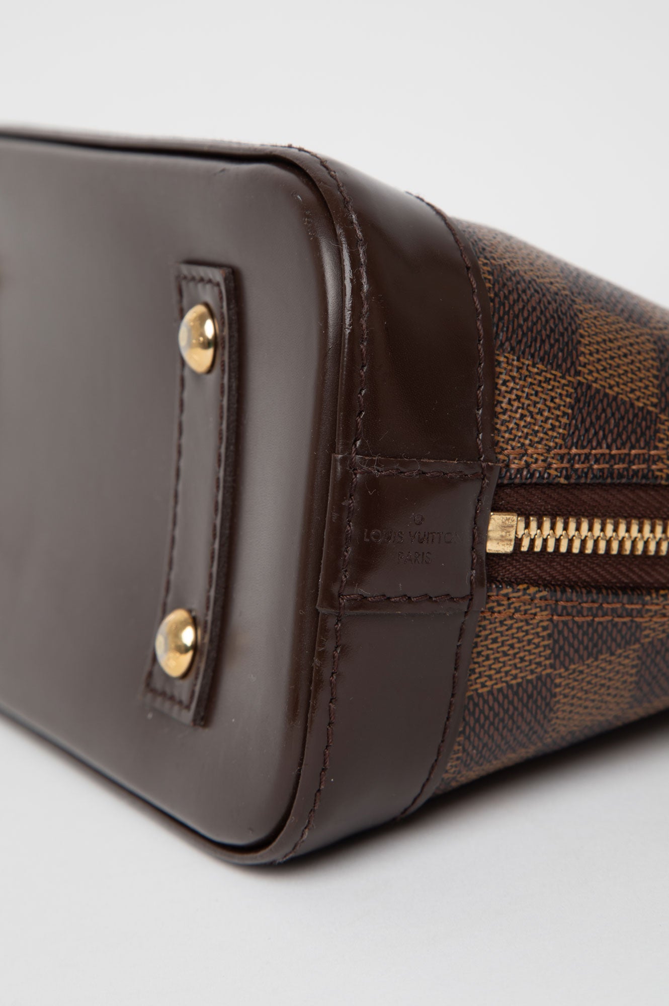 Louis Vuitton Damier Ebene Alma BB With Strap