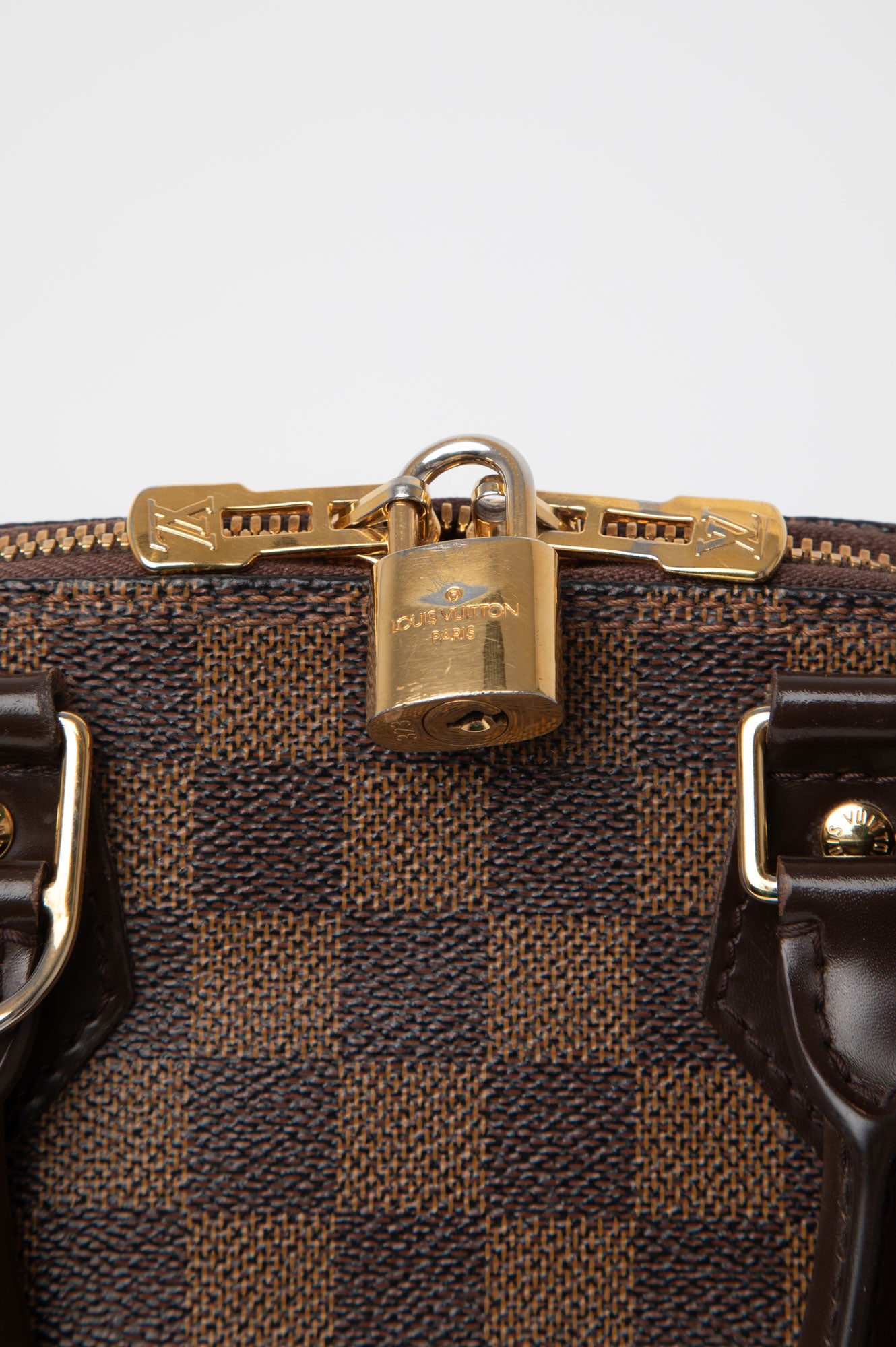Louis Vuitton Damier Ebene Alma BB With Strap