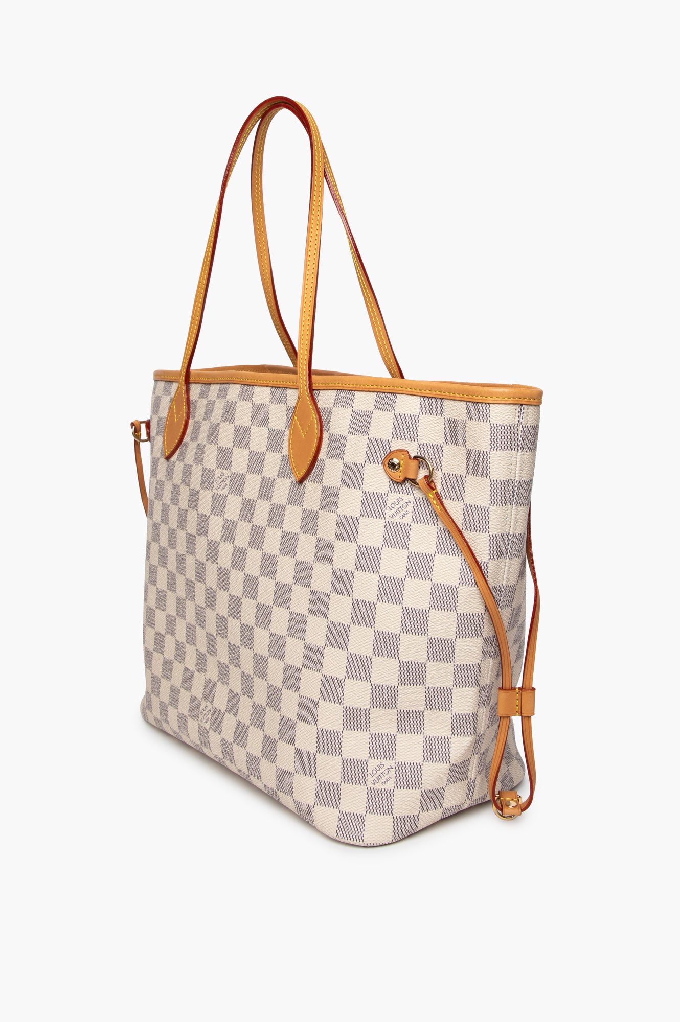 Louis Vuitton Damier Azur Neverfull MM with Pouch