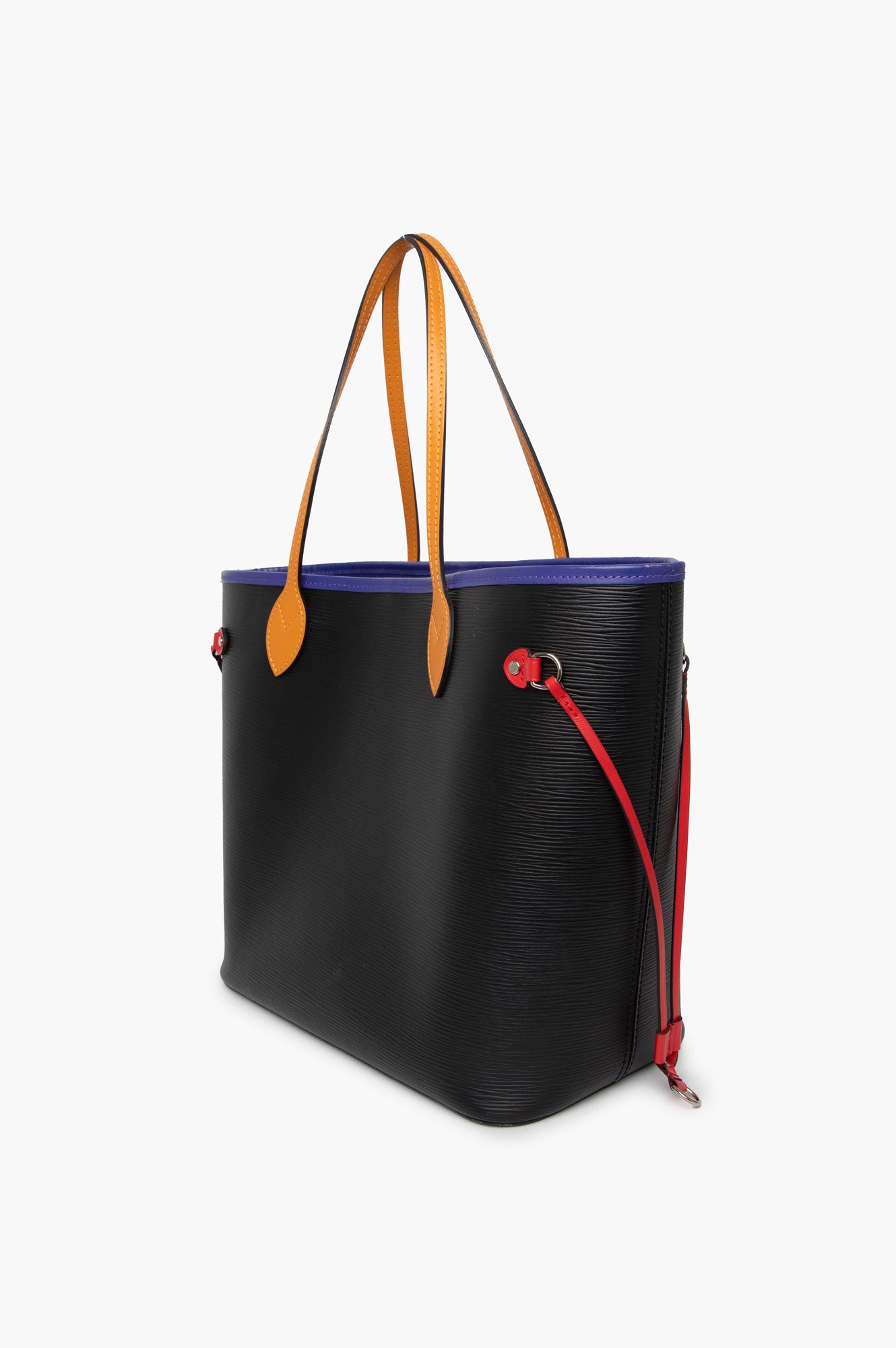Louis Vuitton Black Epi Never Full MM Tote Bag