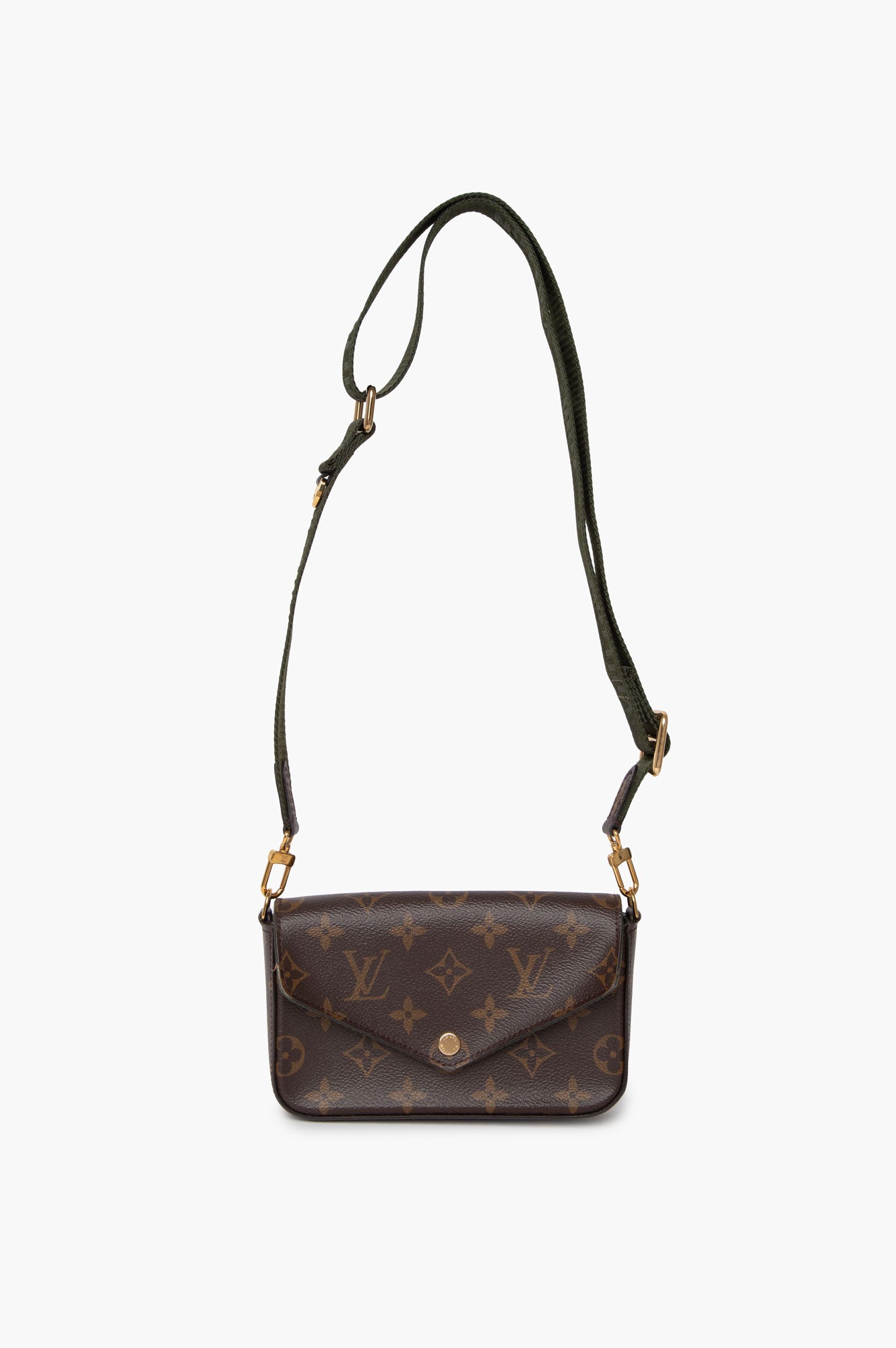 Louis Vuitton Monogram Felicia Strap & Go Bag