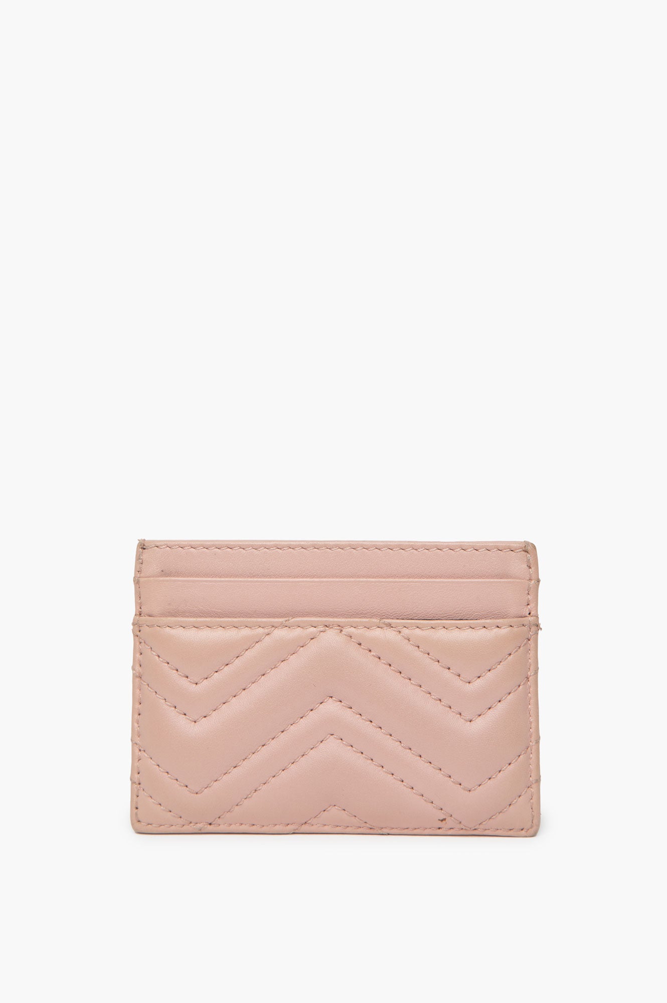 Gucci Beige GG Leather Cardholder