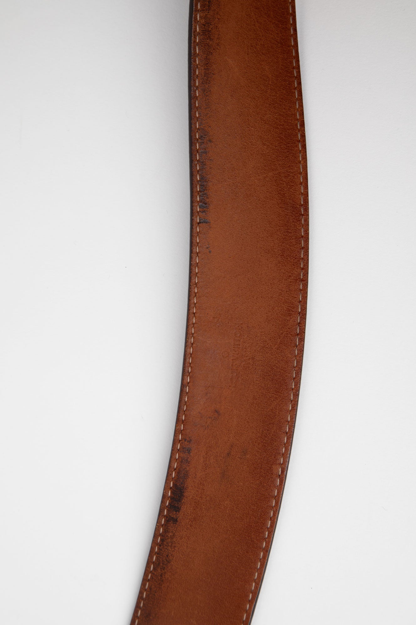 Louis Vuitton Monogran LV Buckle 40mm Belt Size 85