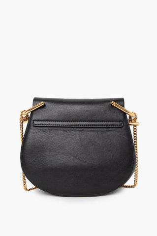 Chloe Black Drew Python Cossbody Bag