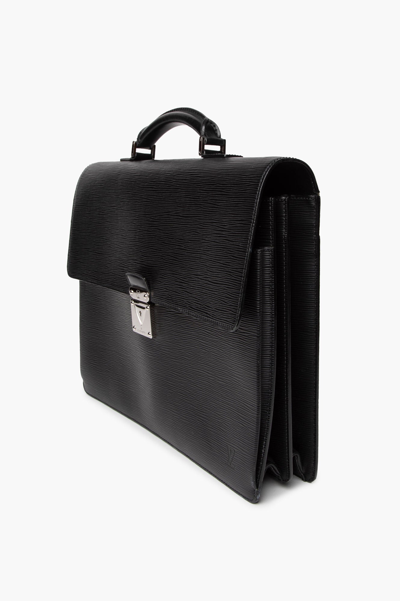 Louis Vuitton Black Epi Leather Robusto Briefcase