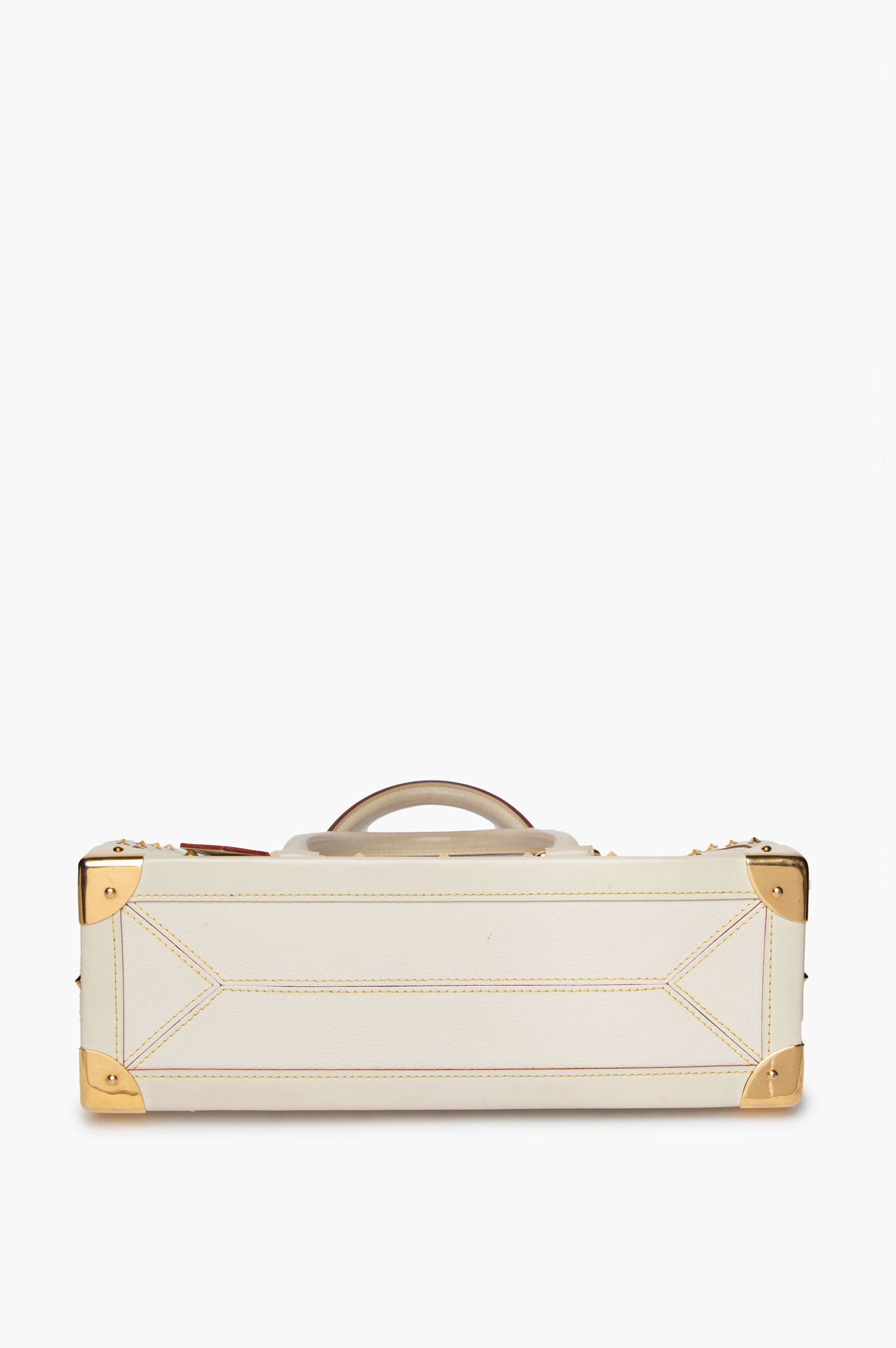 Louis Vuitton Cream Goatskin Suhali Le Fabuleux Leather Tote Bag