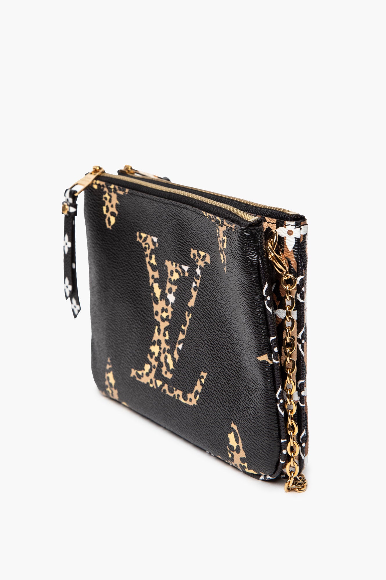 Louis Vuitton Monogram Giant Jungle Pochette Double Zip Bag