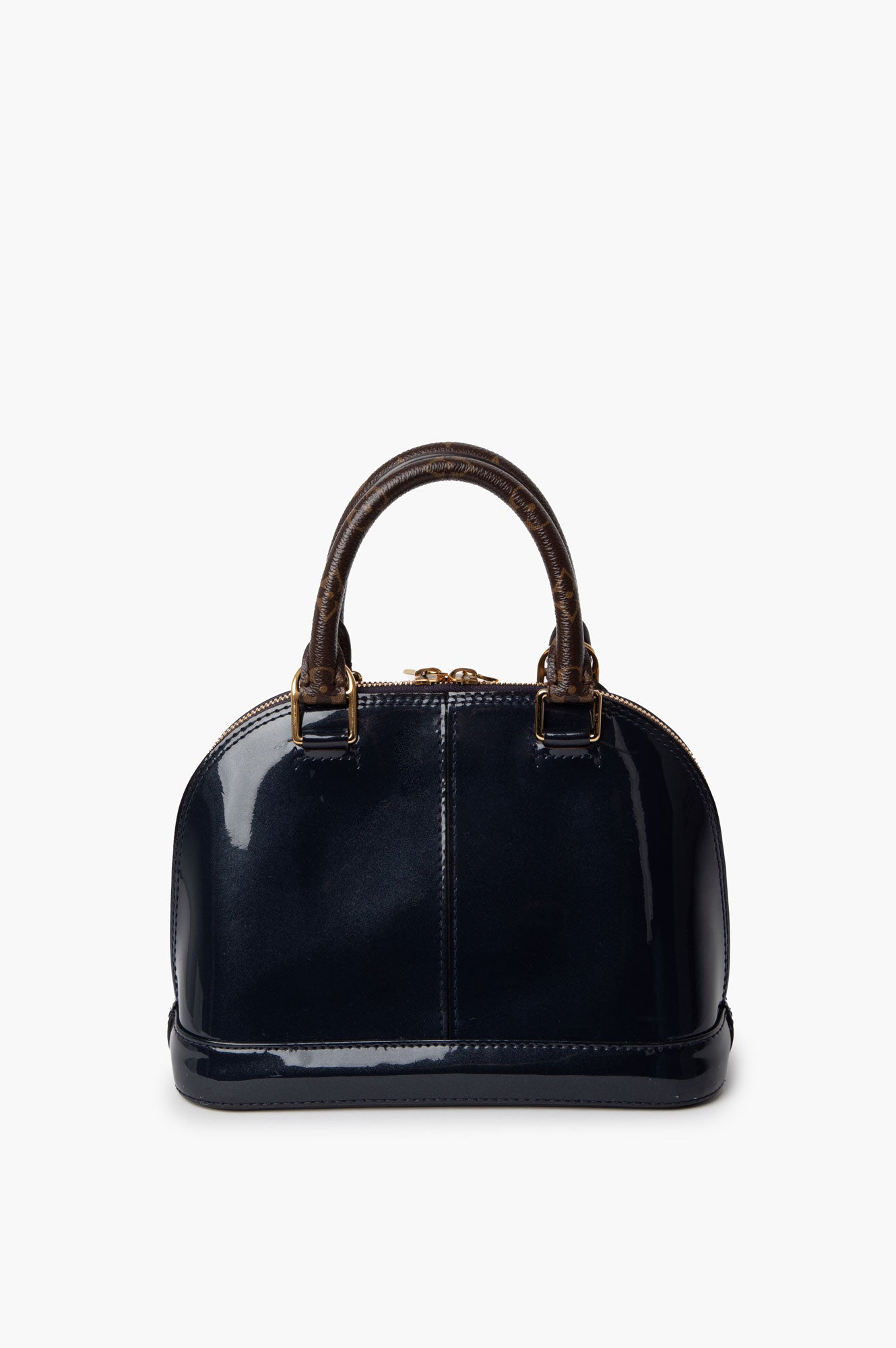 Louis Vuitton Blue Vernis Mirrior Alma BB