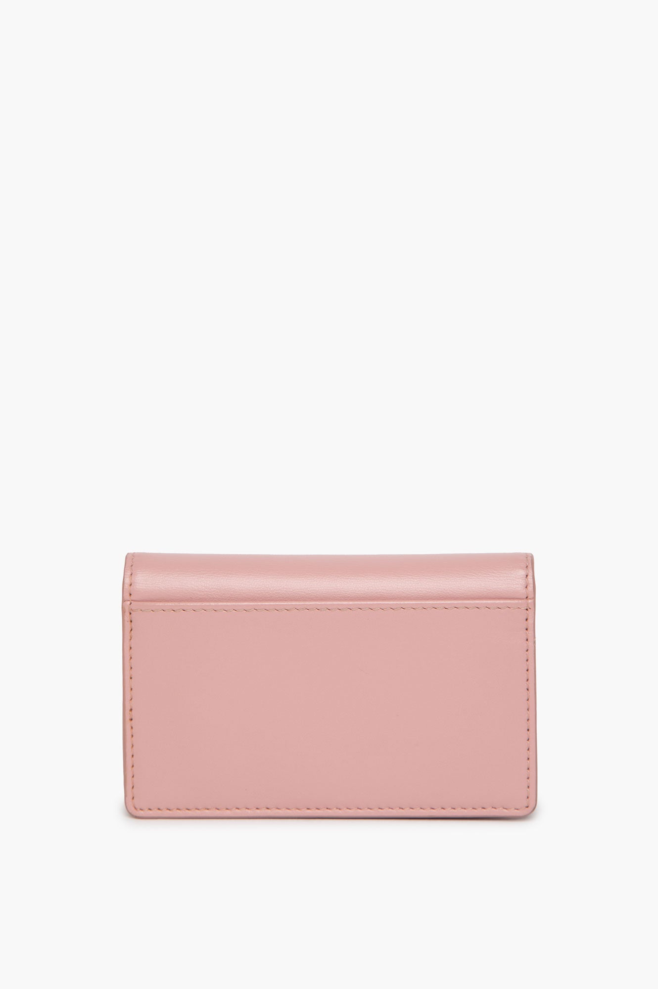 Miu Miu Pink Leather Bow Zip Wallet