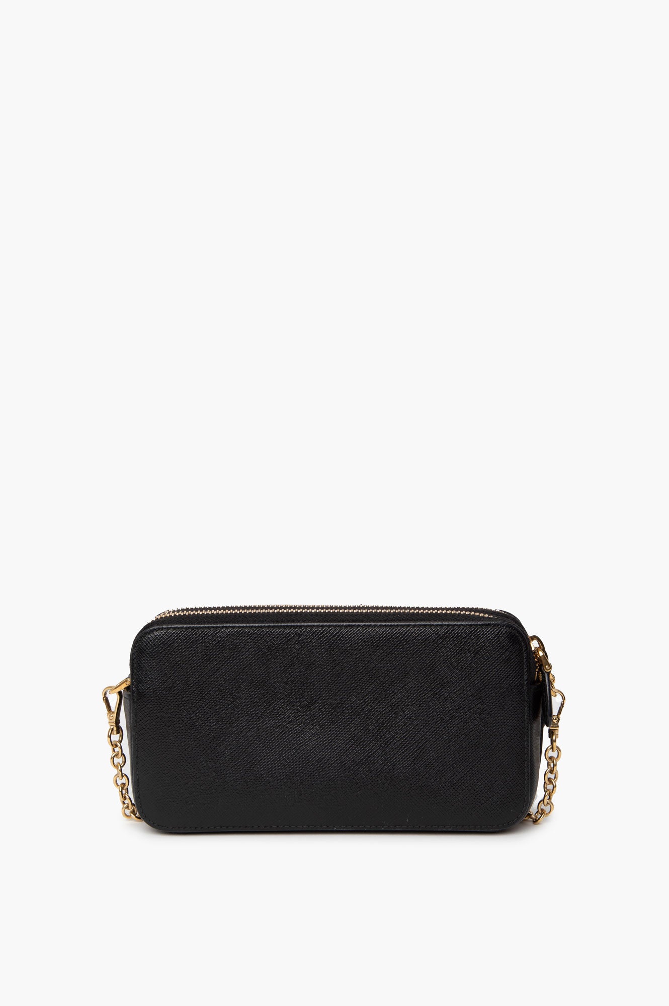 Prada Black Saffiano Mini Bandoliera Bag