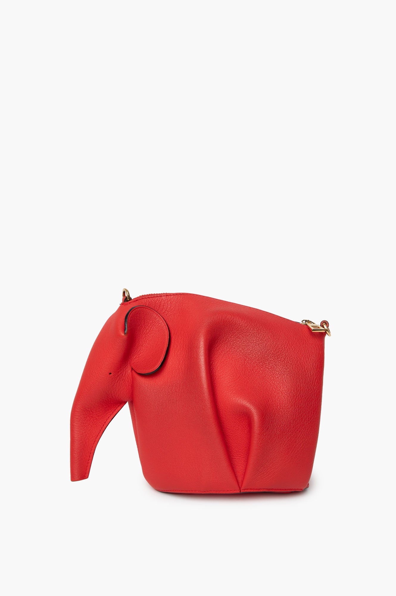 Loewe Red Mini Elephant Crossbody Bag