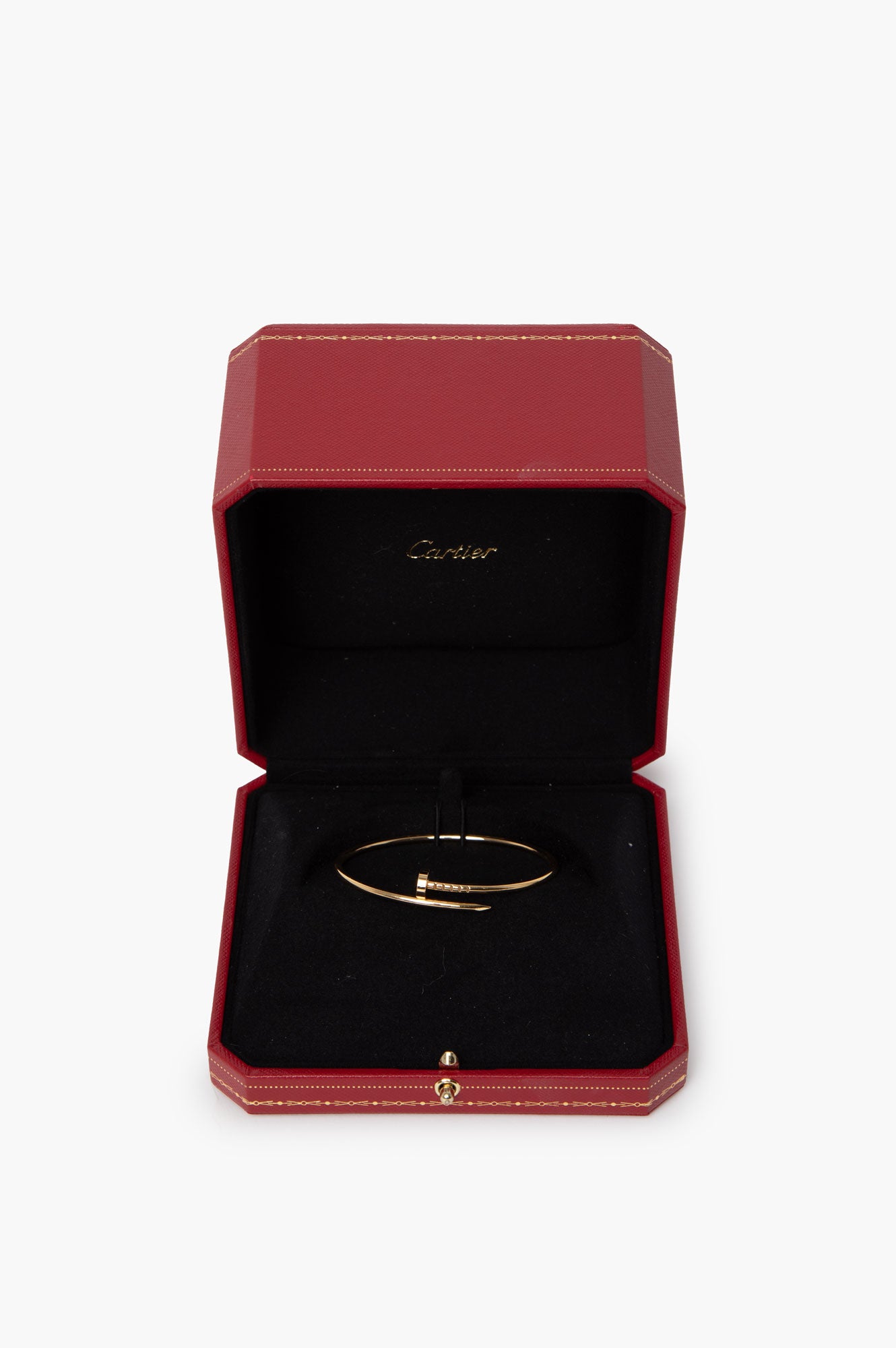 Cartier 18K Gold Juste un Clou Bracelet Small Model Size 17