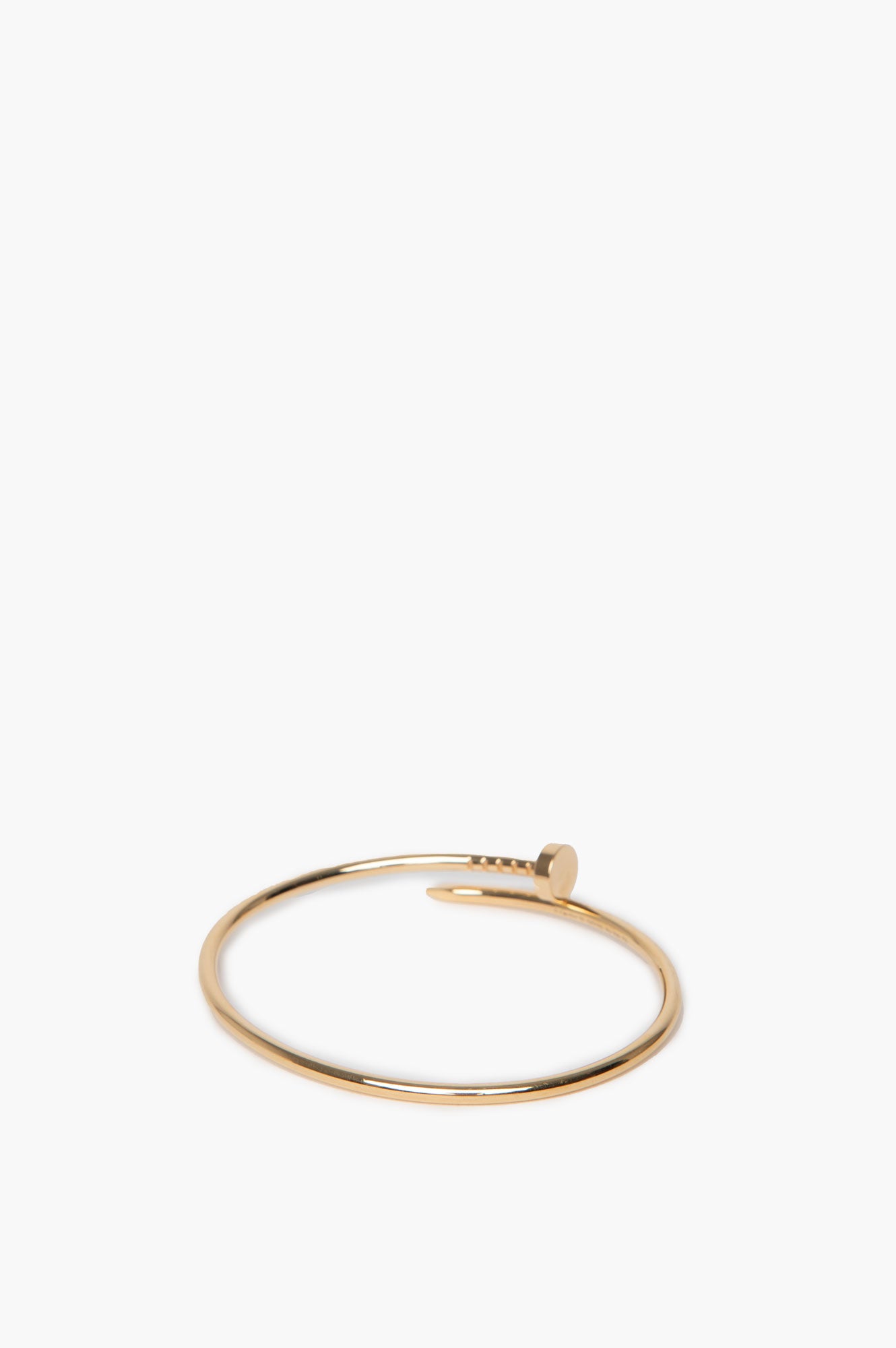 Cartier 18K Gold Juste un Clou Bracelet Small Model Size 17