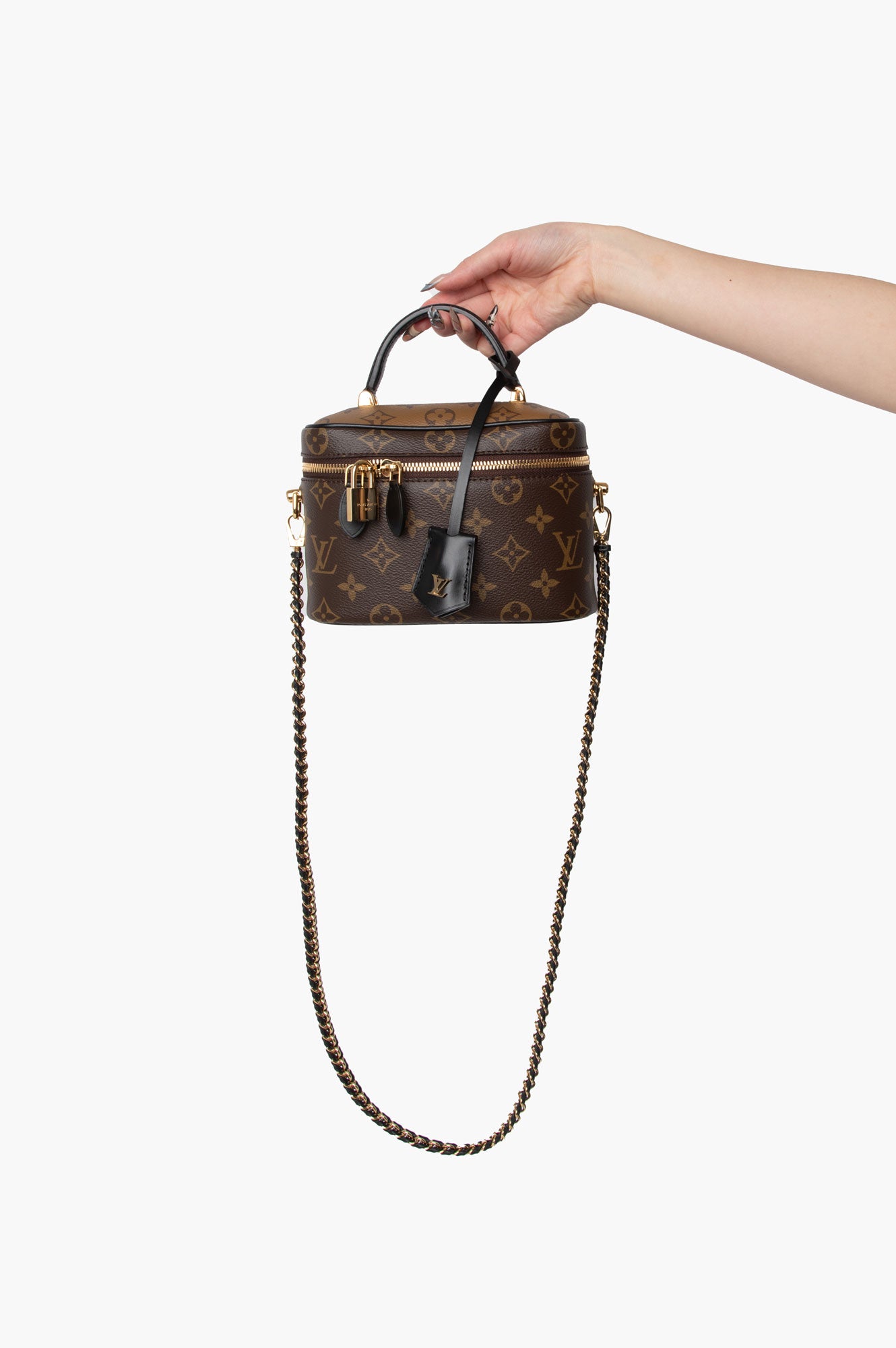 Louis Vuitton Brown Monogram Reverse Vanity PM Bag