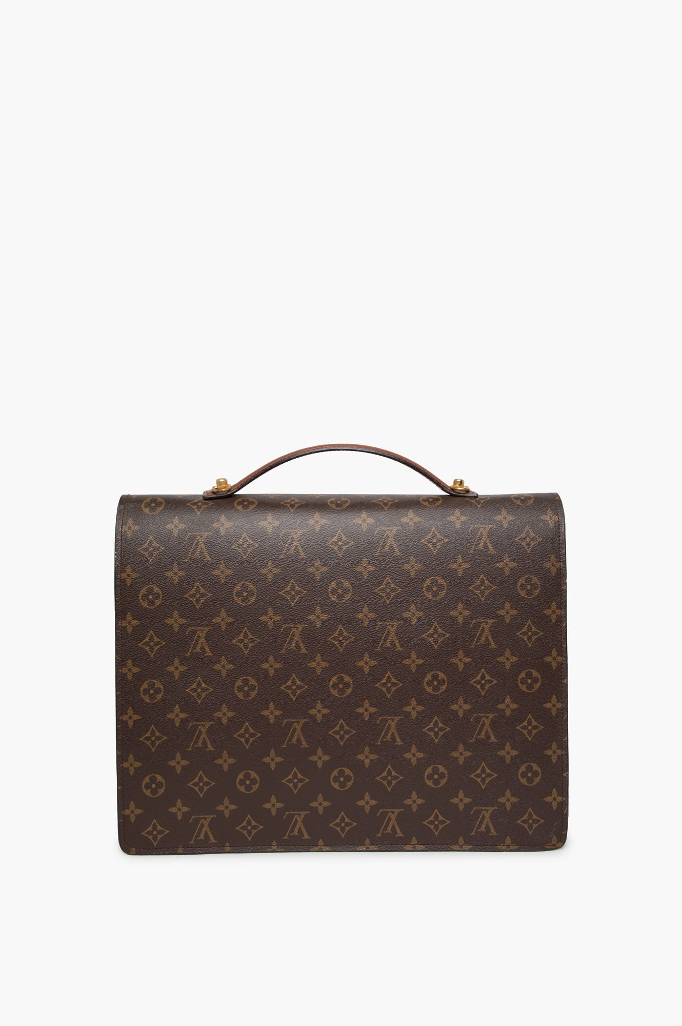 Louis Vuitton Brown Monogram Brief Case